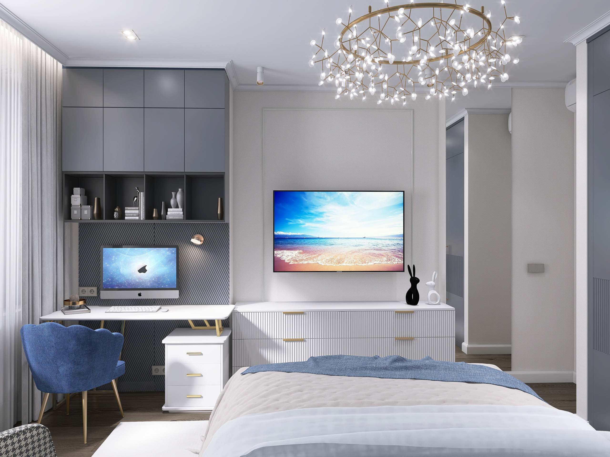 ЖК Тихомиров. Площадь 75 кв. м. Дизайнер интерьера в Новосибирске_Елена Сергеева