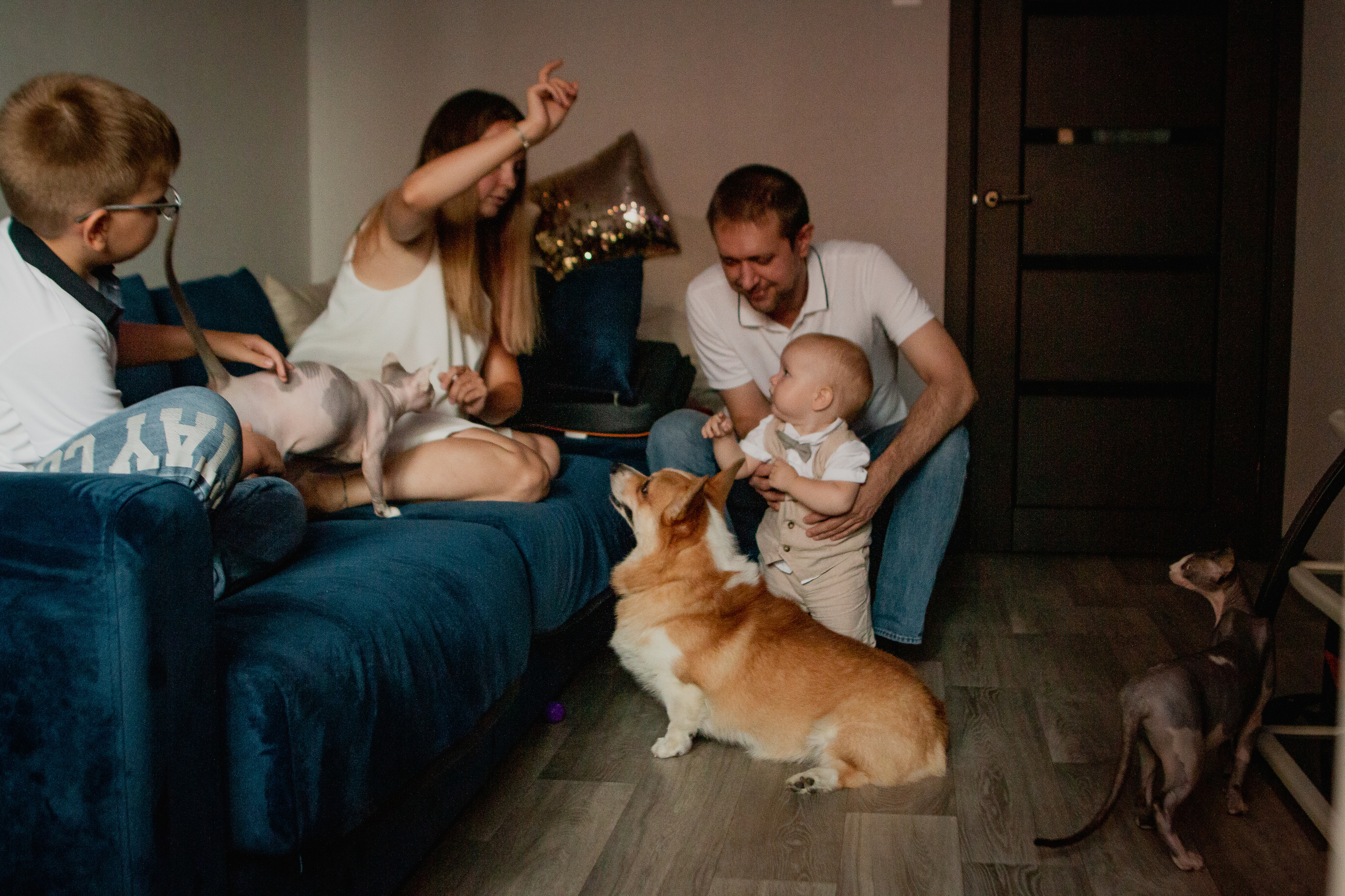 Семеро в квартире. Семейный фотограф в Рязани Харламова Влада