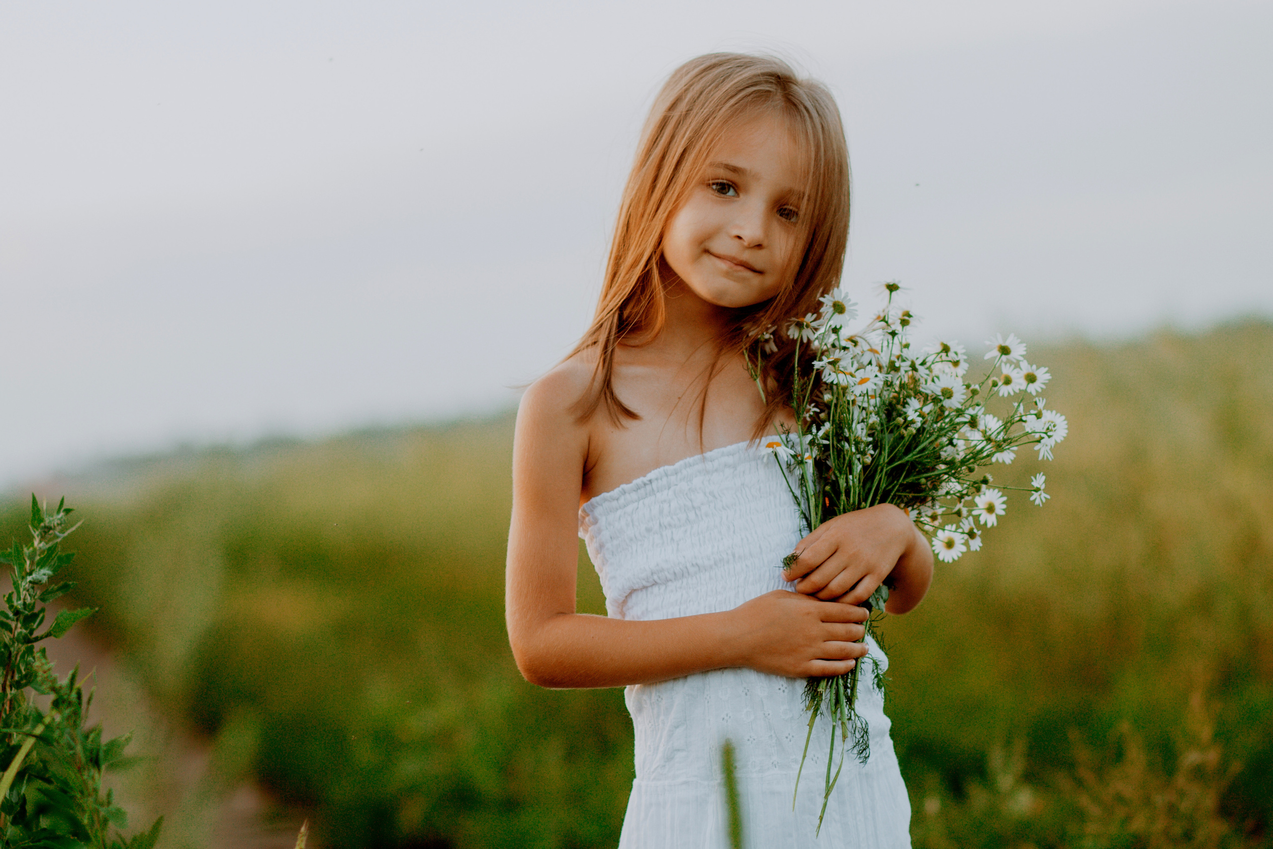 Девочка в ромашках. Семейный фотограф в Рязани Харламова Влада