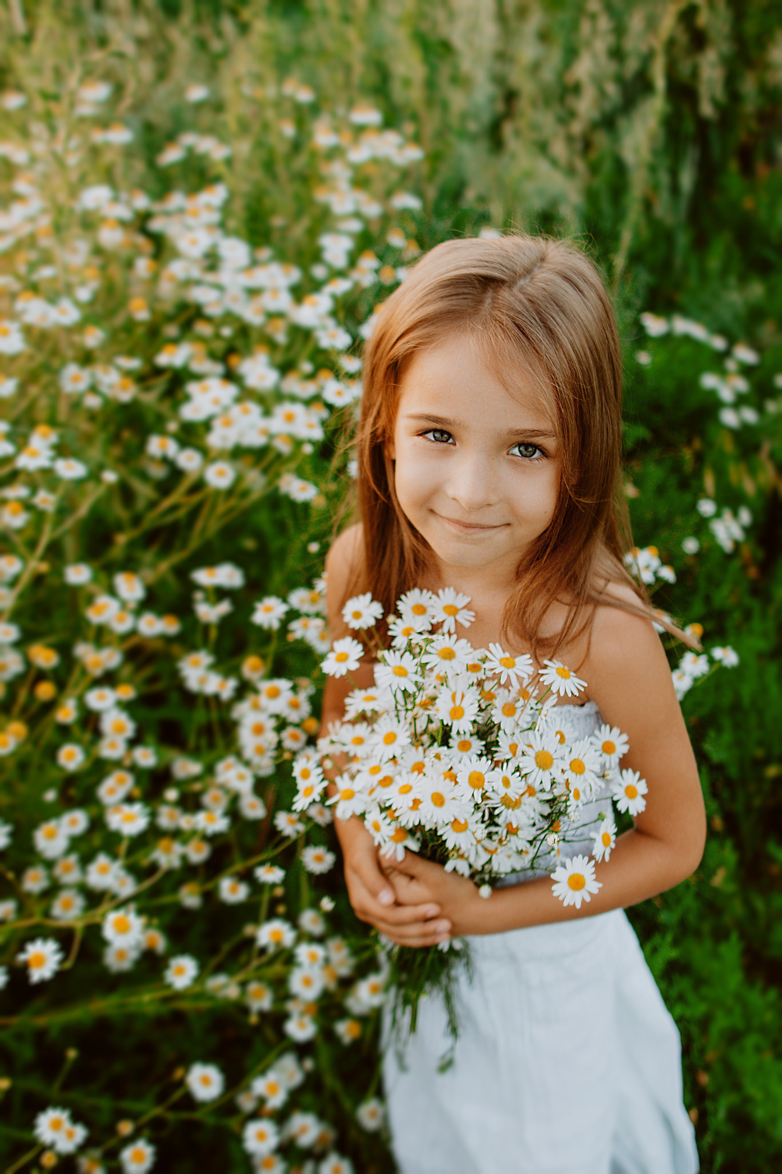 Девочка в ромашках. Семейный фотограф в Рязани Харламова Влада