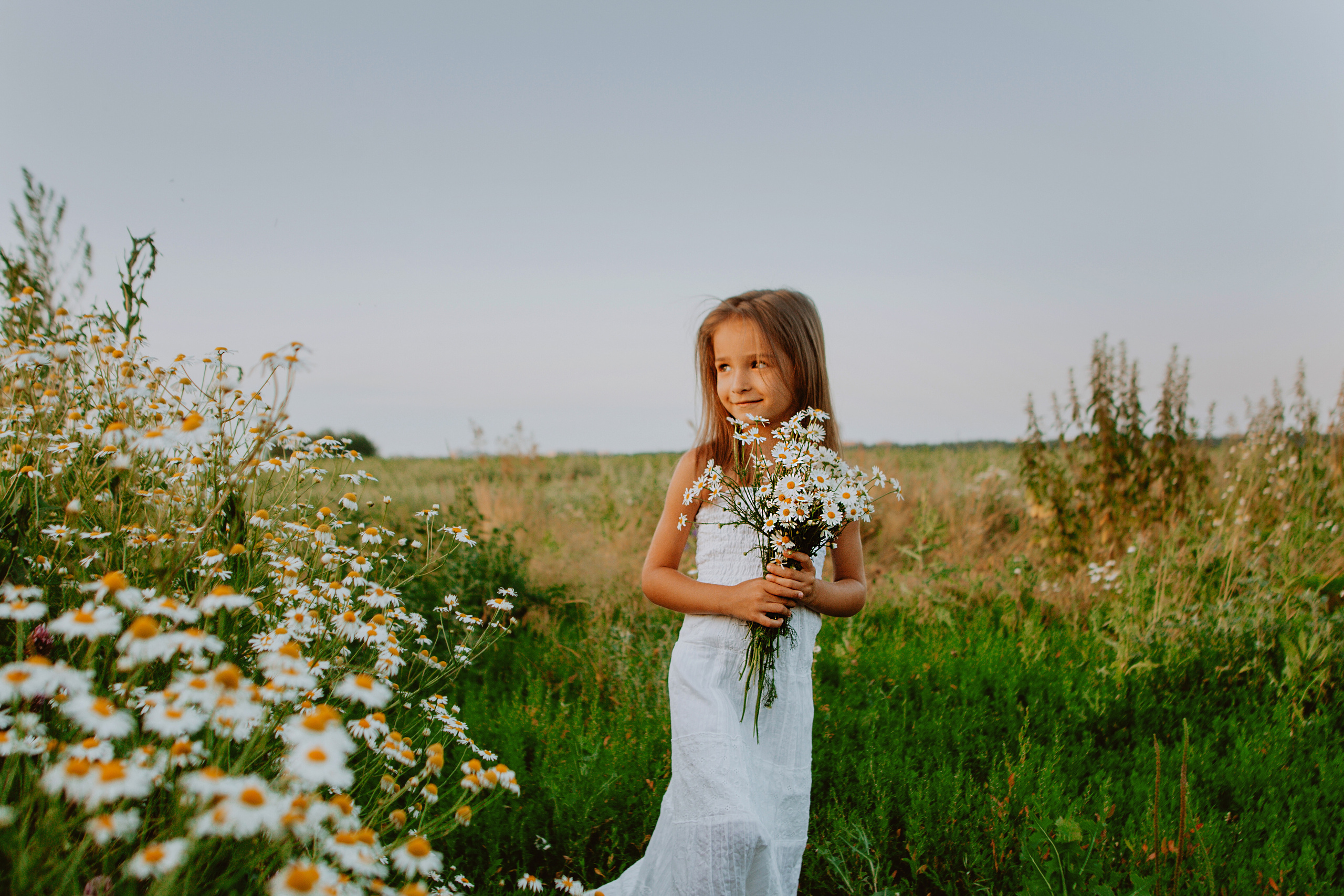 Девочка в ромашках. Семейный фотограф в Рязани Харламова Влада