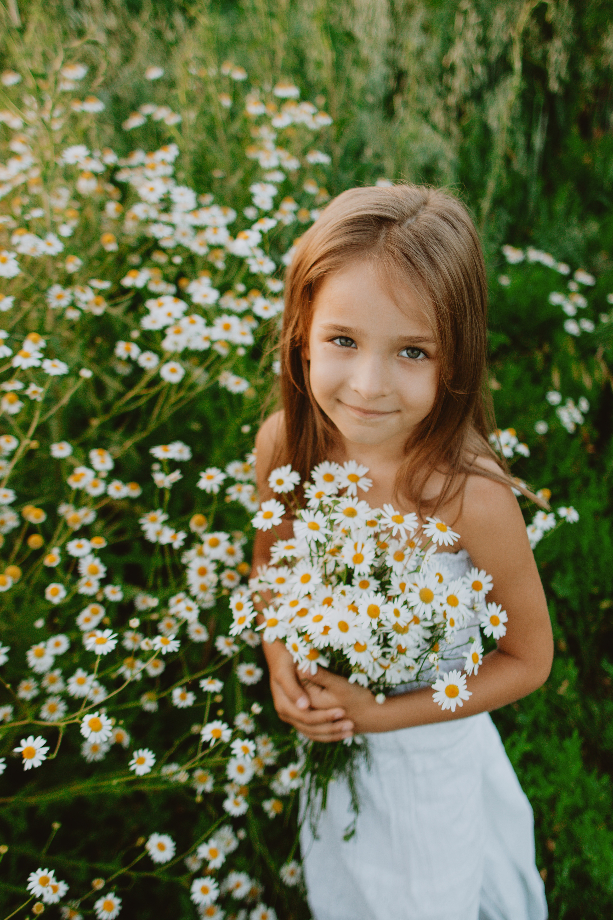 Девочка в ромашках. Семейный фотограф в Рязани Харламова Влада