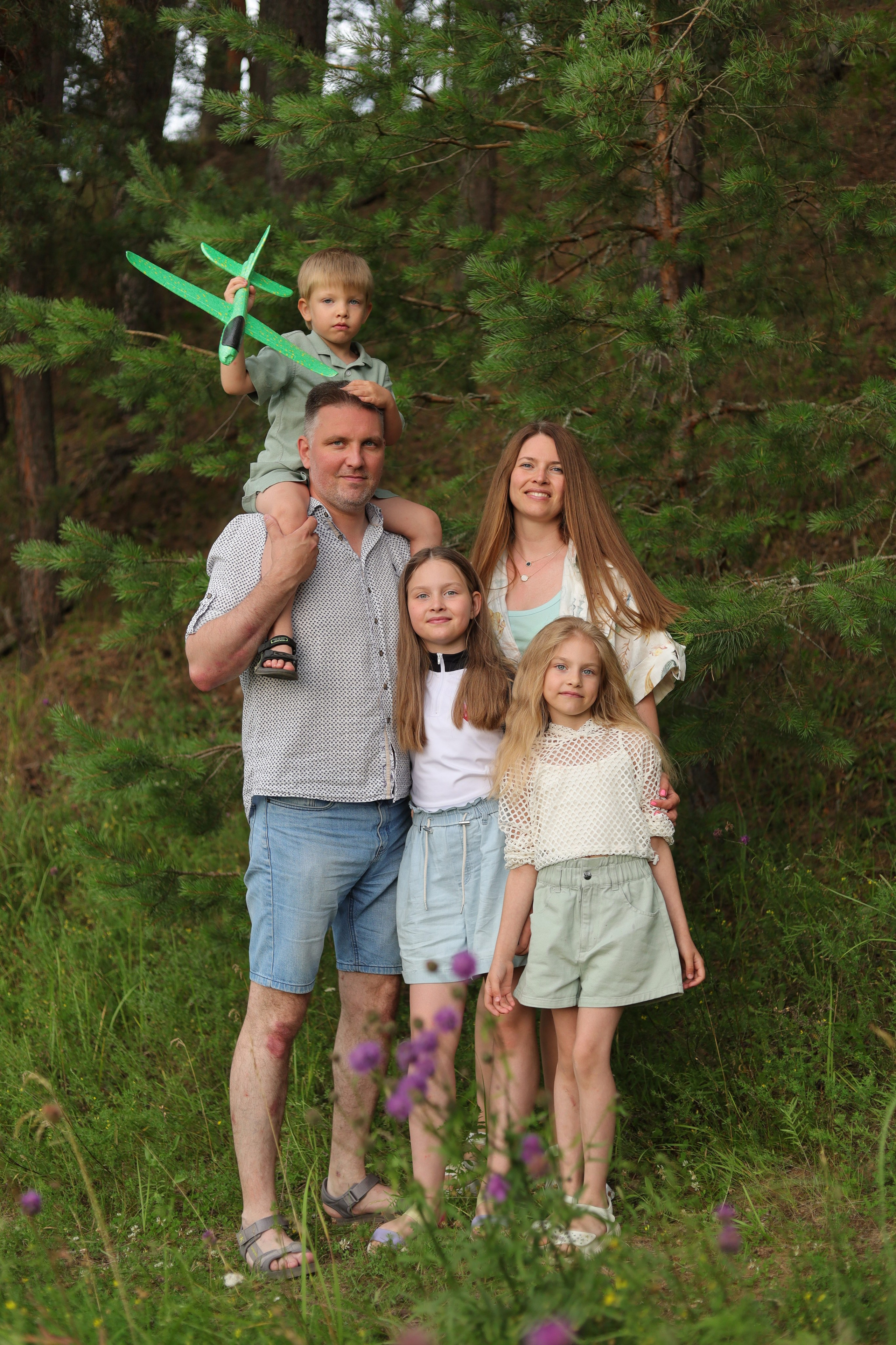 Семья Ергуновых. Фотограф Надежда Гольцева