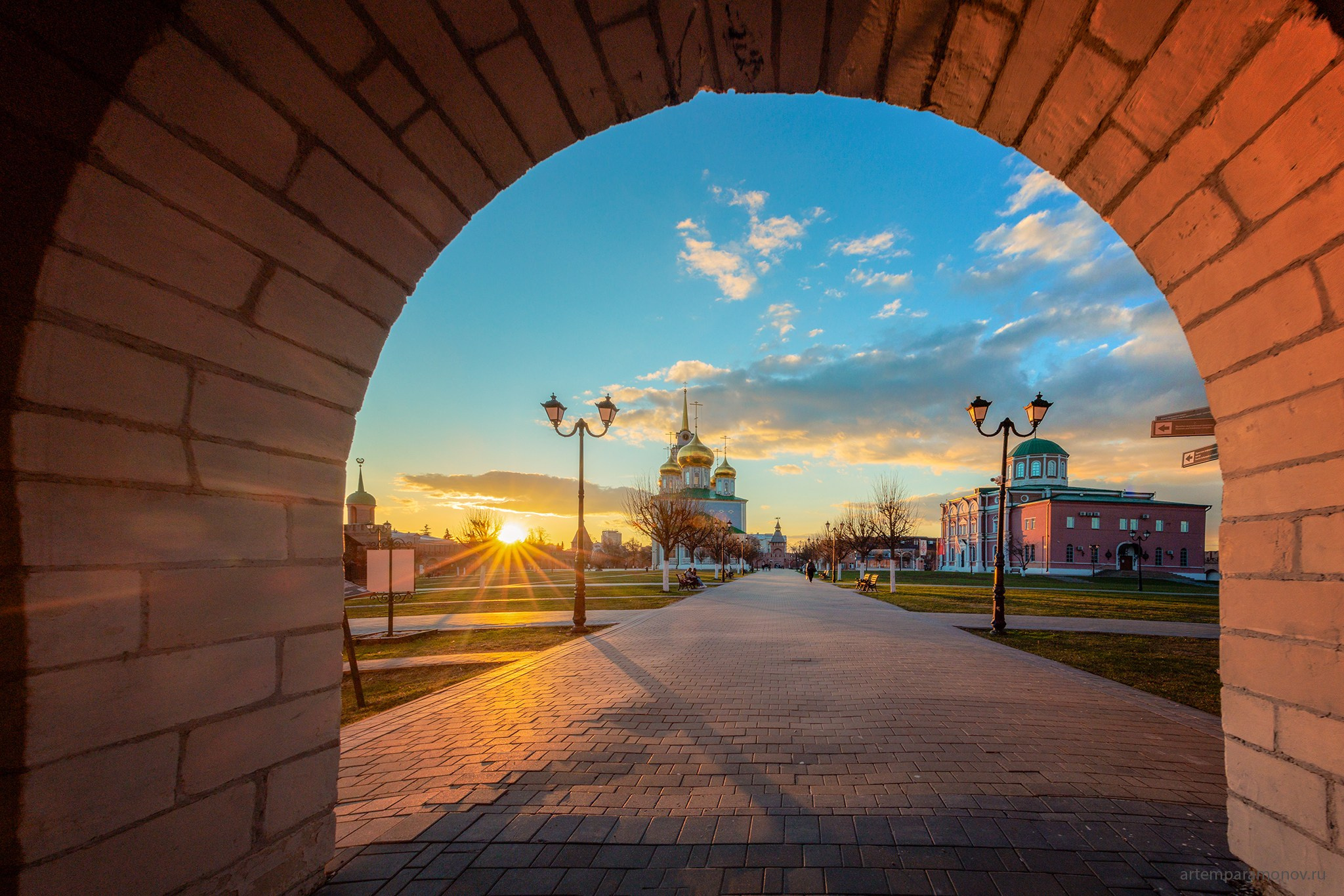 Тульский Кремль на закате. Фотограф Артём Парамонов