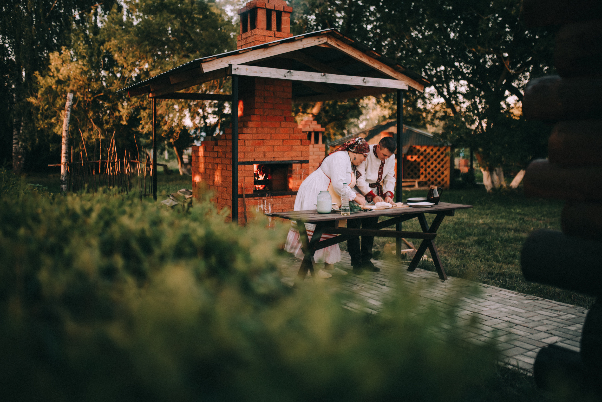 Лав стори. Пекут перепечи. Фотограф Игорь Гуменников Удмуртия Шаркан
