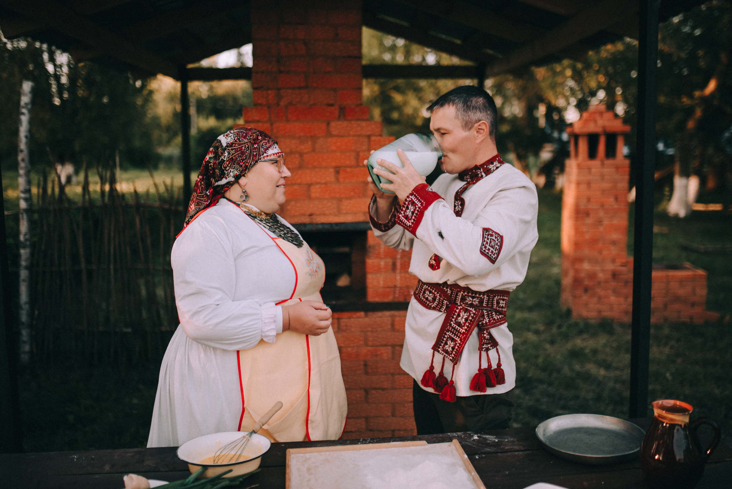 Лав стори. Пекут перепечи. Фотограф Игорь Гуменников Удмуртия Шаркан