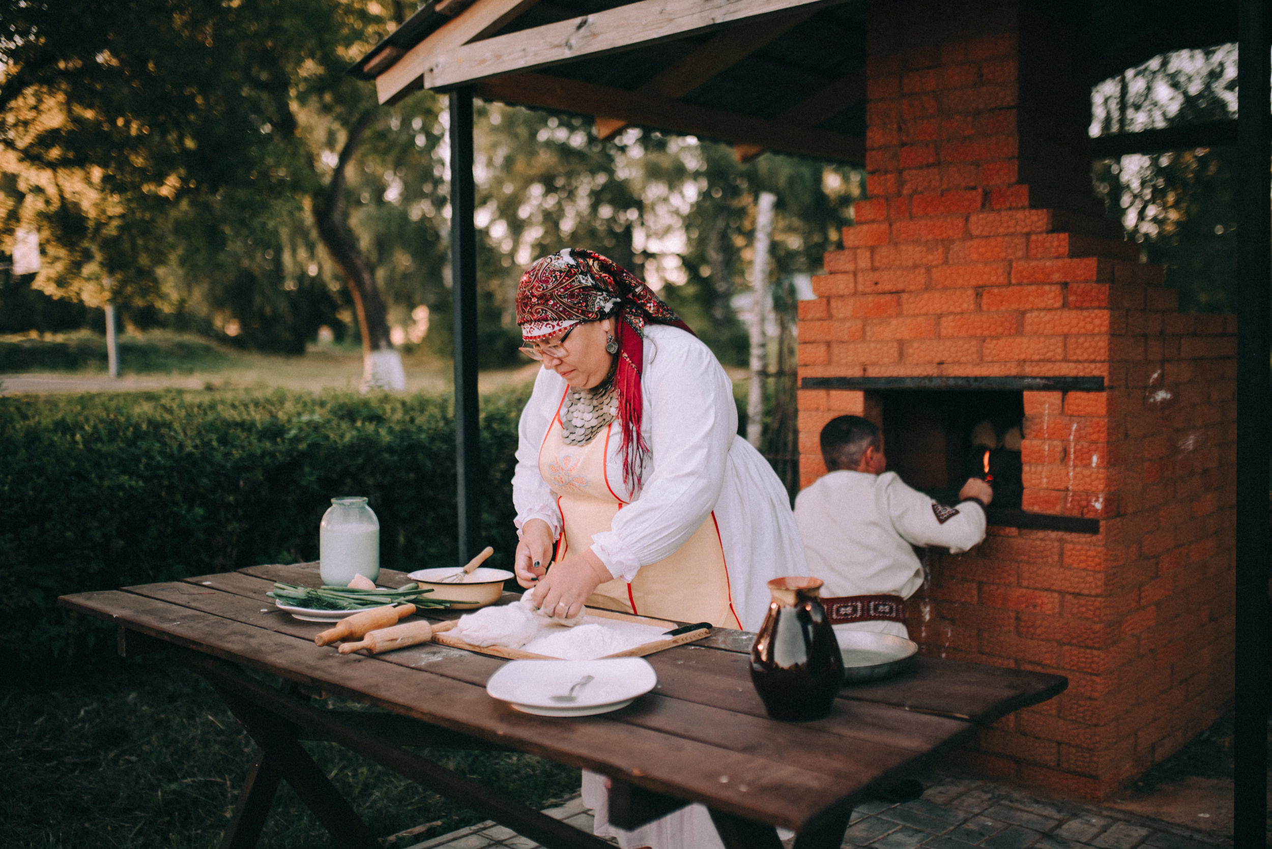 Лав стори. Пекут перепечи. Фотограф Игорь Гуменников Удмуртия Шаркан