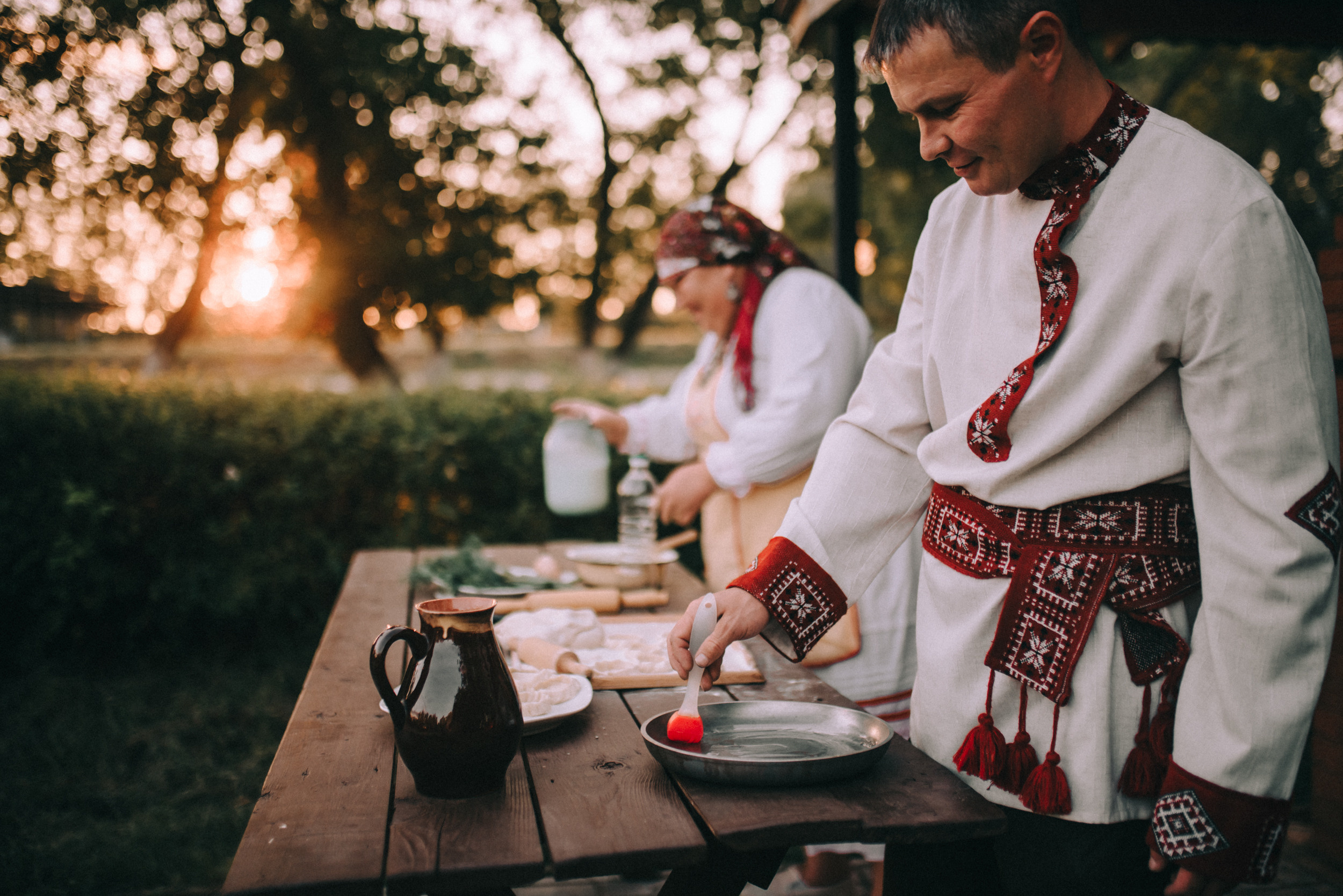 Лав стори. Пекут перепечи. Фотограф Игорь Гуменников Удмуртия Шаркан