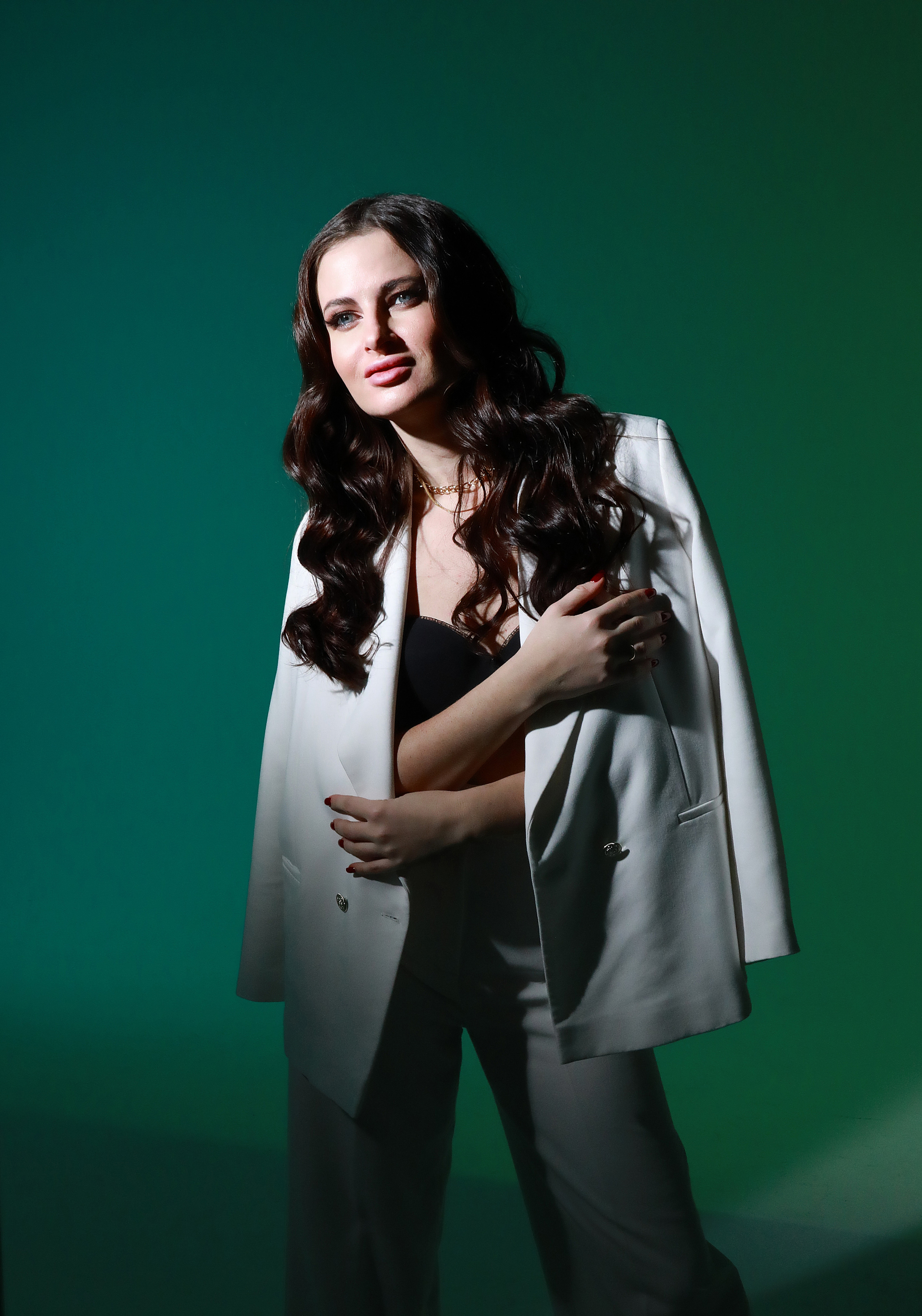 Фотосессия с цветными световыми схемами. Портретный и свадебный фотограф в Туле