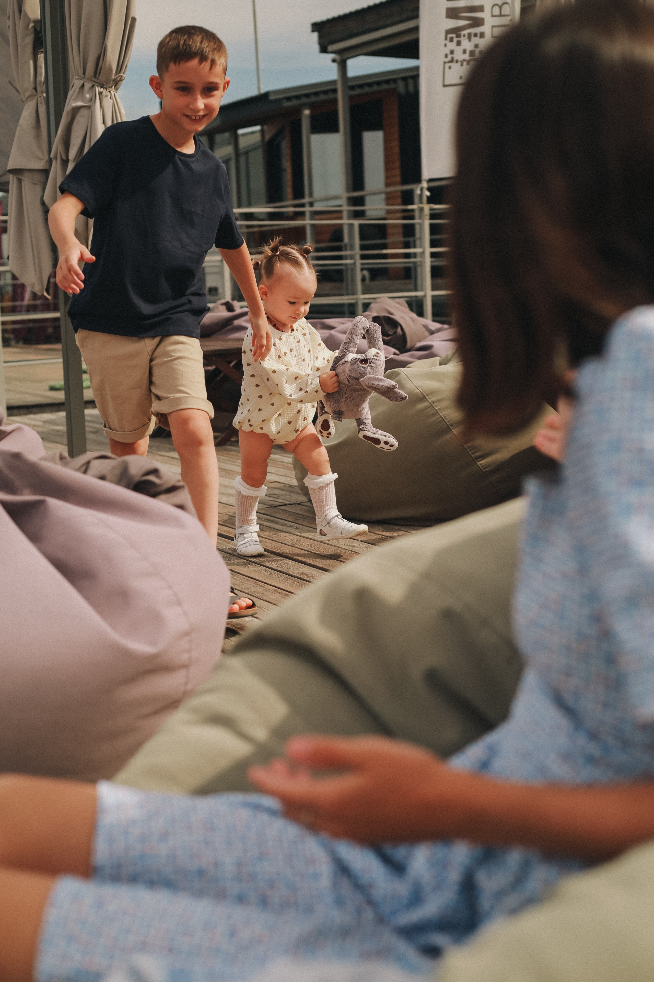 Семейный завтрак в Surf Camp. Детский фотограф, Волгоград