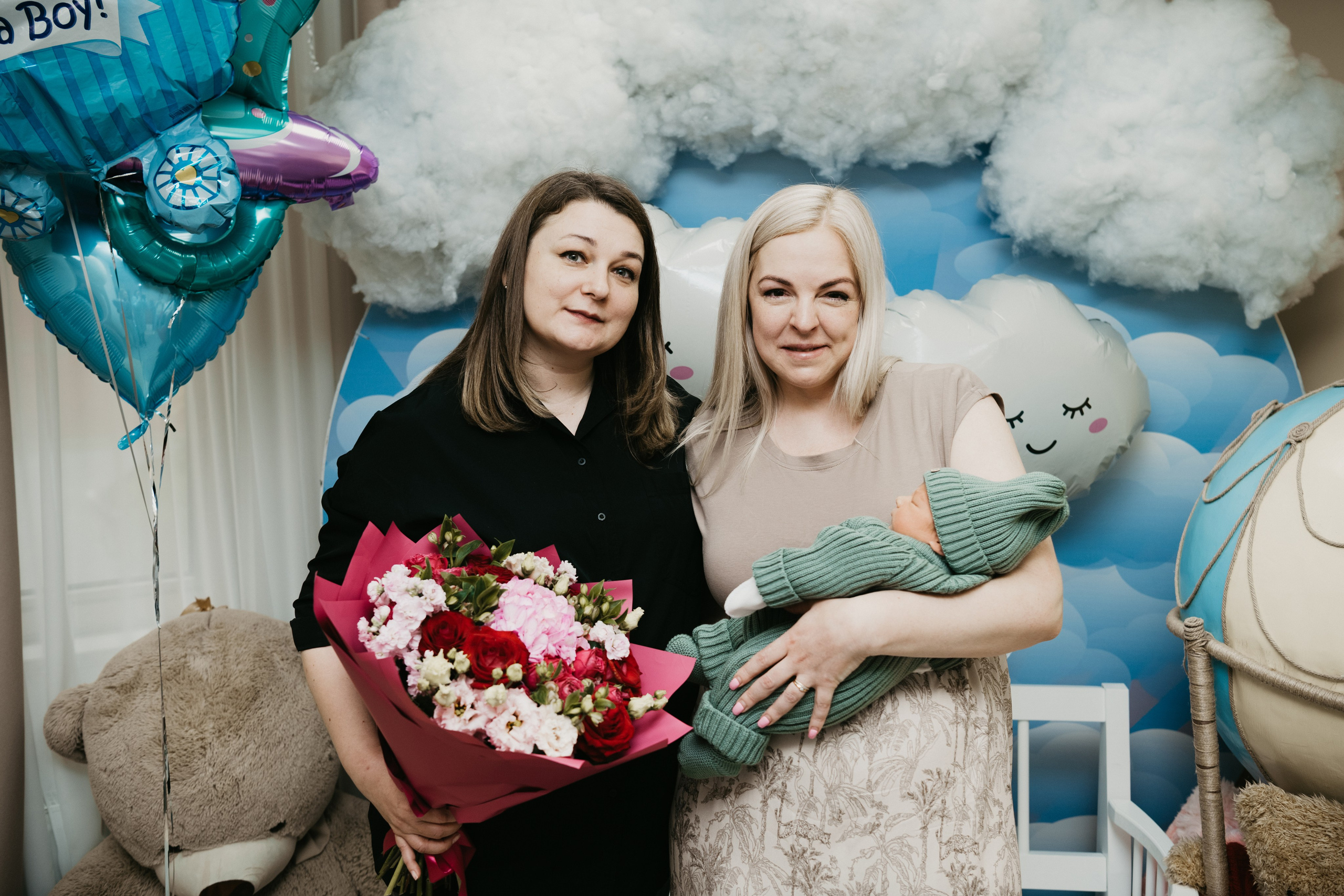 Выписка Степана на Севастопольском. Фотограф на выписку из роддома в Москве и МО