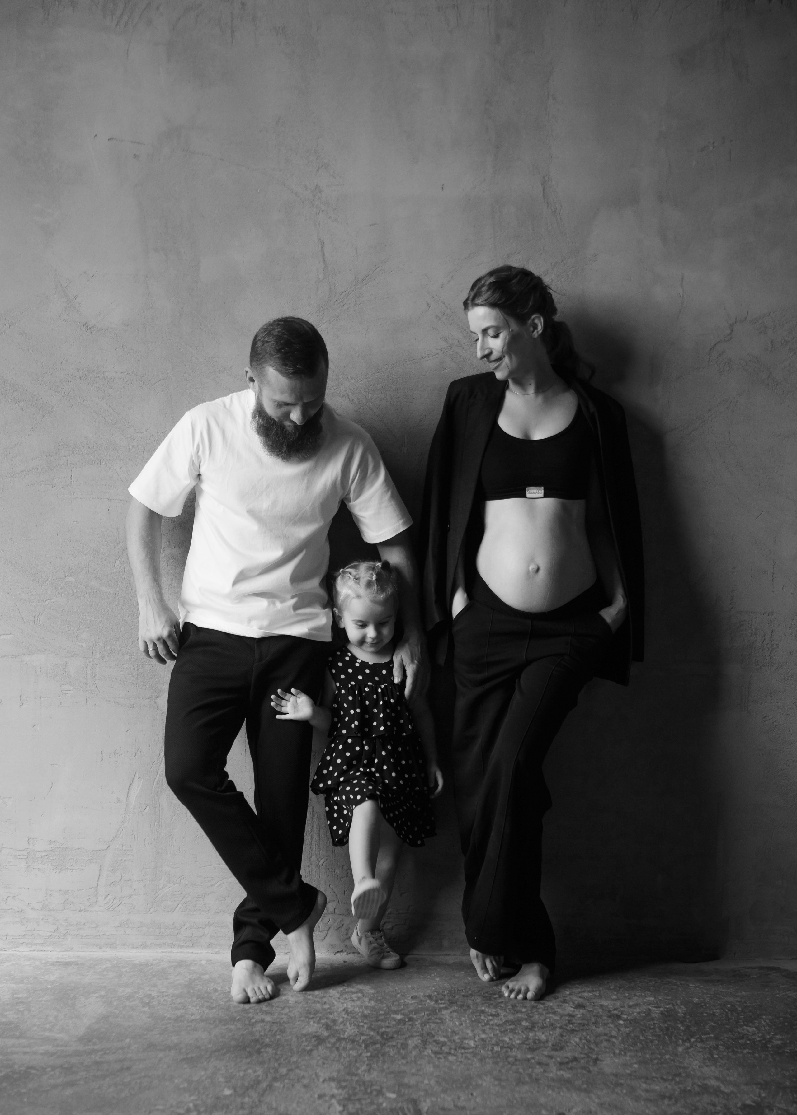 Марина, Дима и Ева. В ожидании Агаты. Фотограф Александра Рышкова