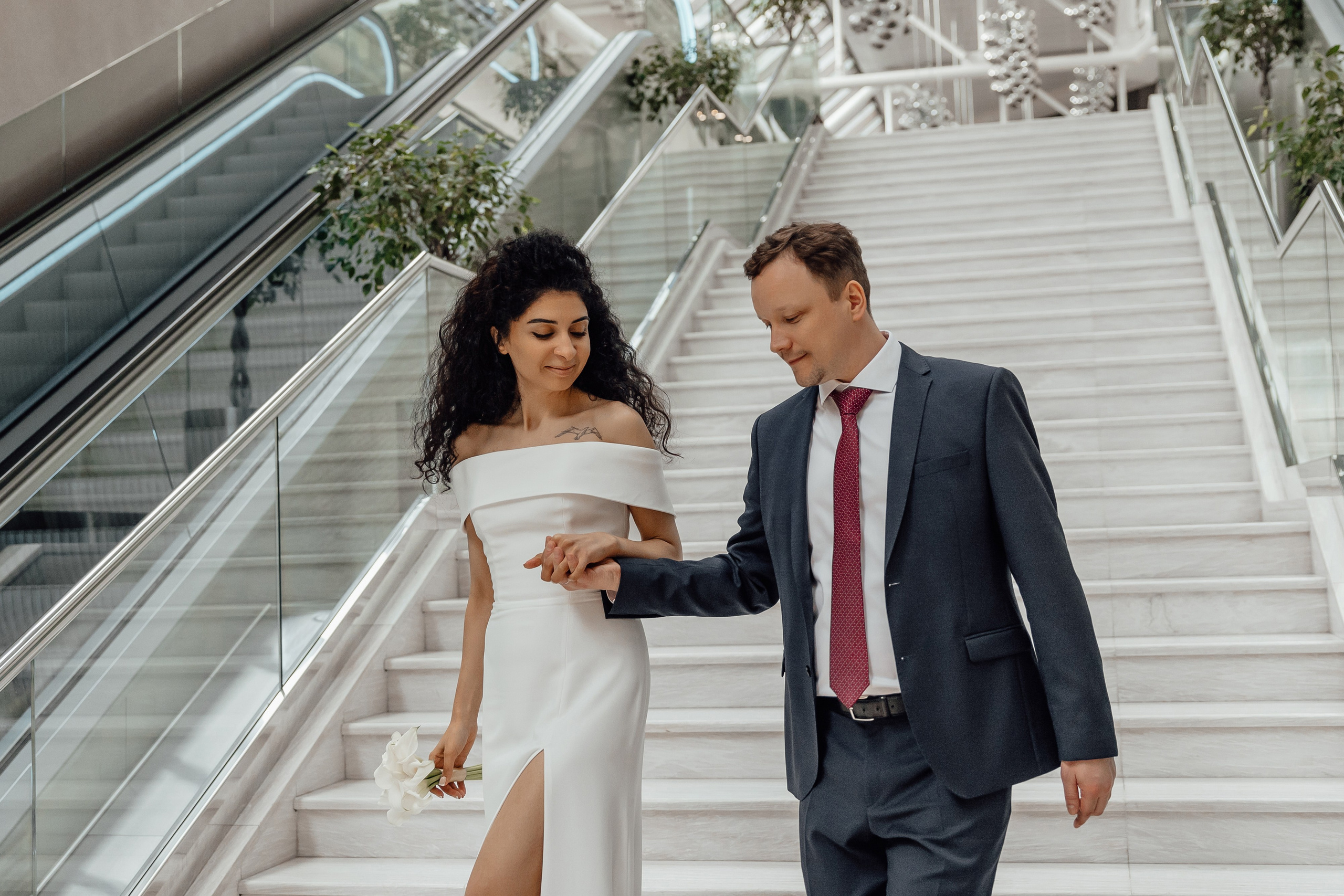 свадебная фотосессия crowne plaza moscow WTC