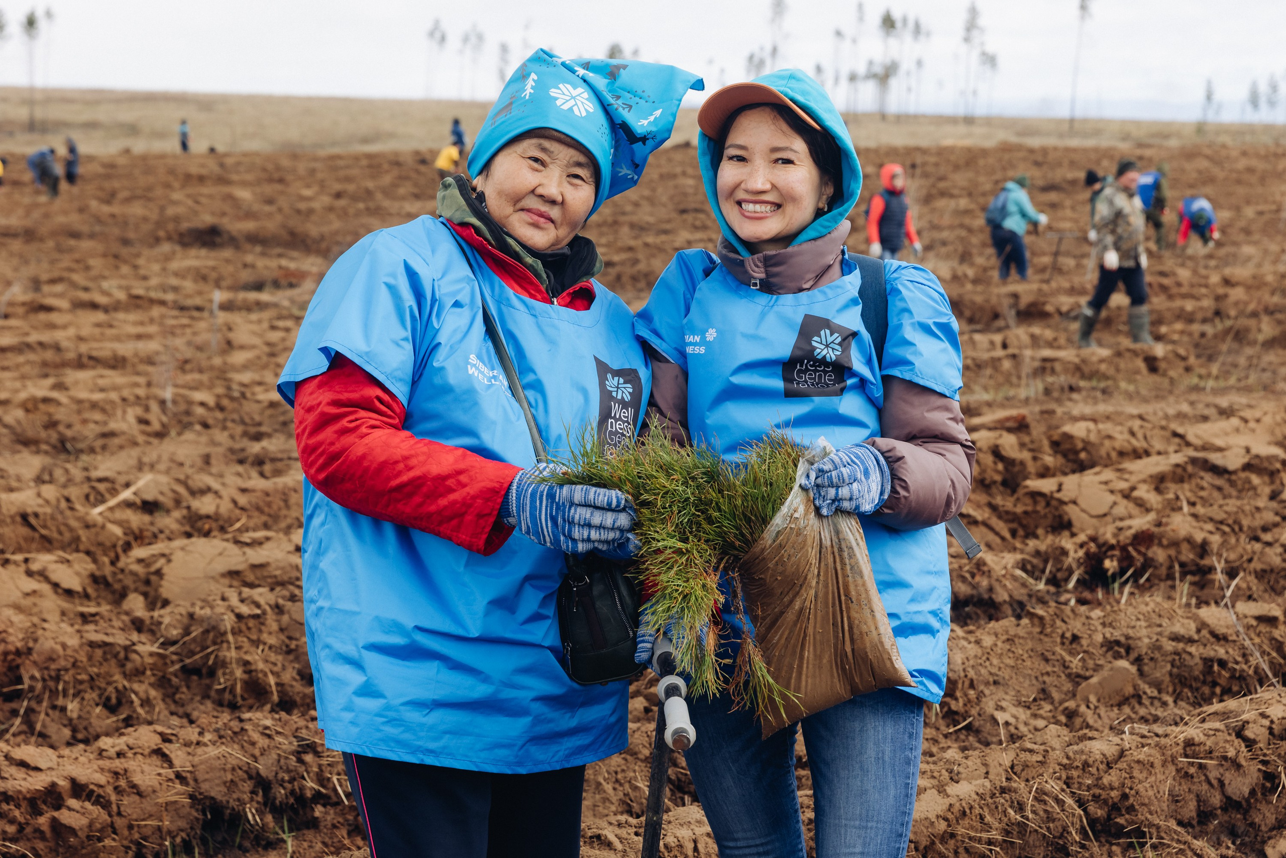 Siberian wellness. Ежегодная акция по посадке деревьев. Свадебный и семейный фотограф в Улан-Удэ