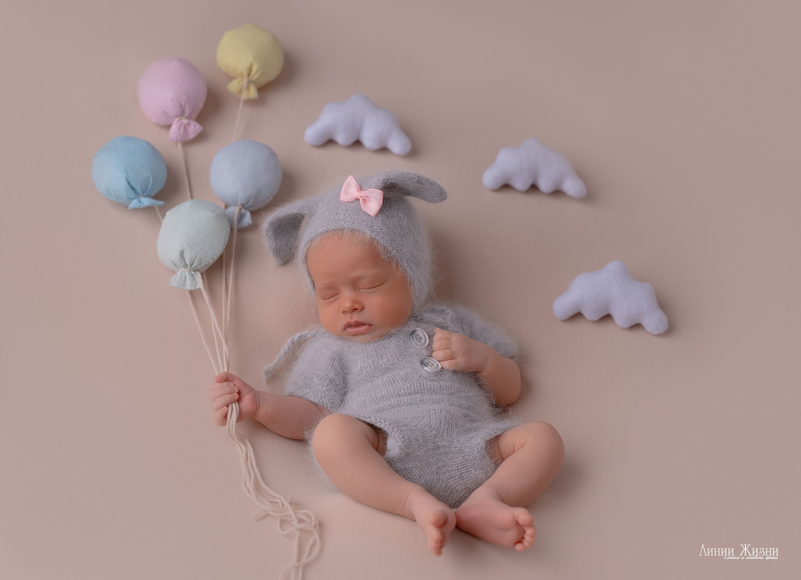 Серафима 19 дней. Фотограф новорожденных в Нижнем Новгороде Сергеева Оксана