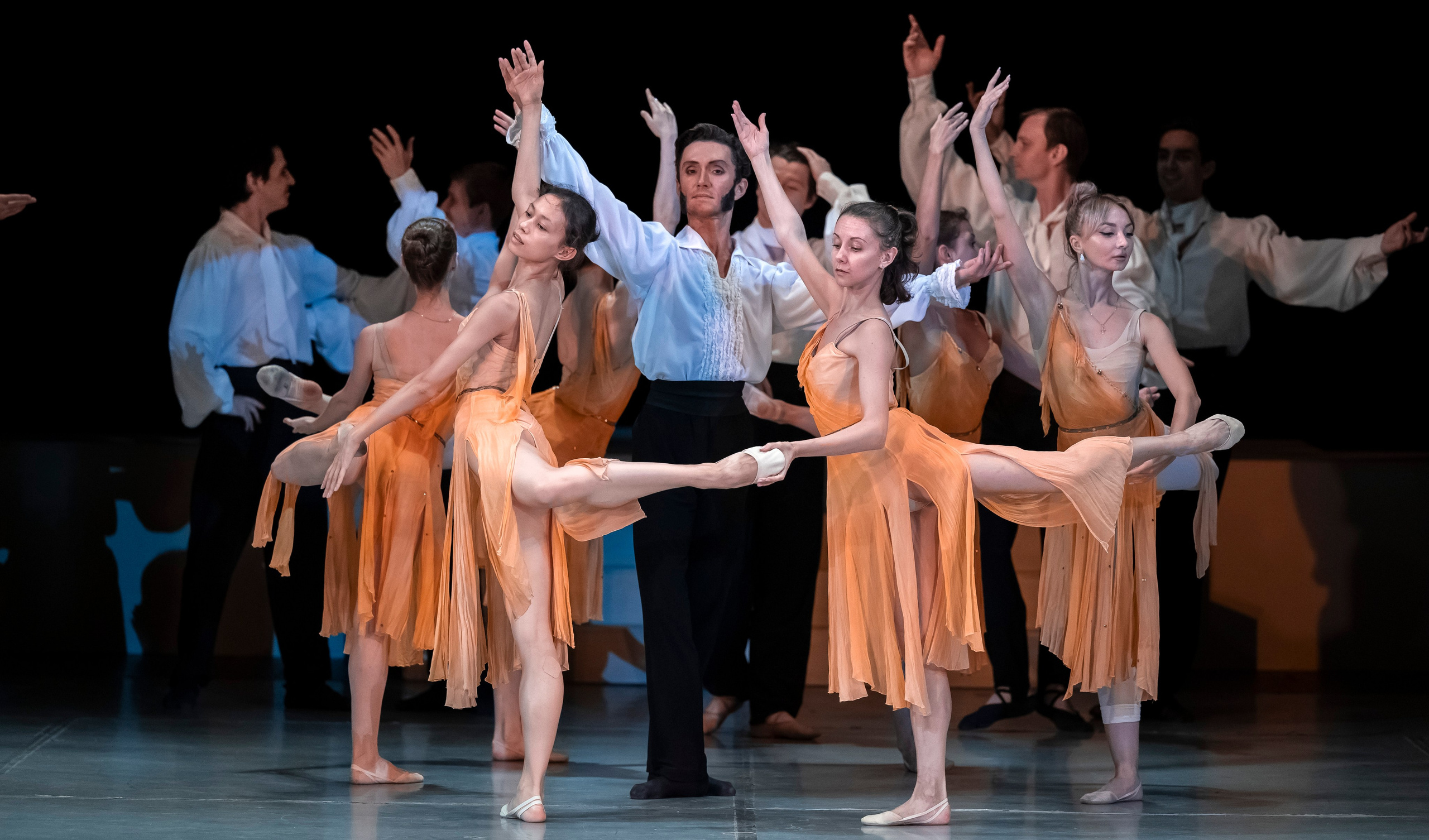 Сценическая репетиция «Пушкин. Сны после жизни» — балет Касатконой и Василёва. Балетный фотограф Москва Майоров Николай