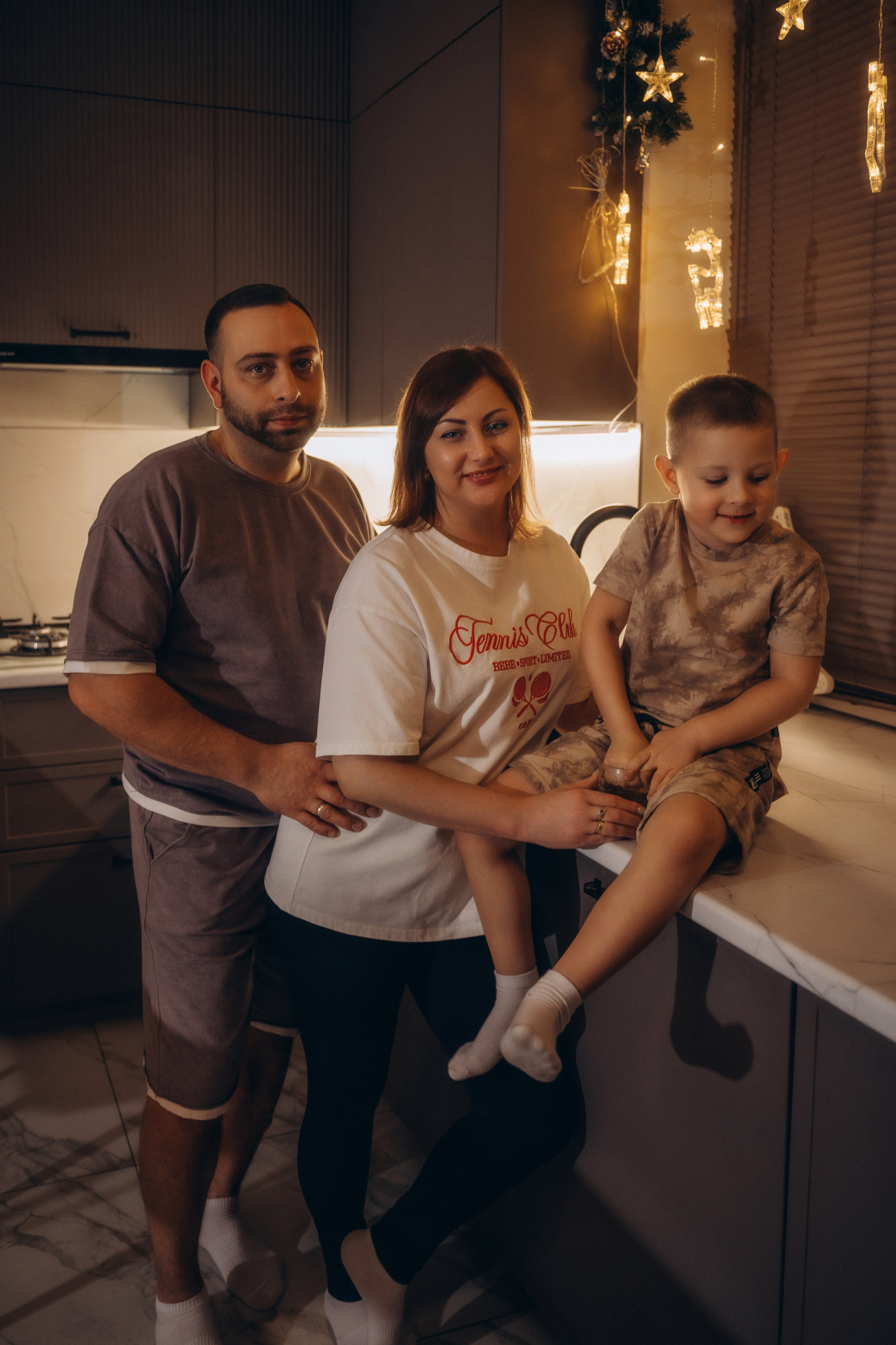 Семья Киприяновы, Новый год дома. Семейный фотограф в Белгороде Амелина Алина