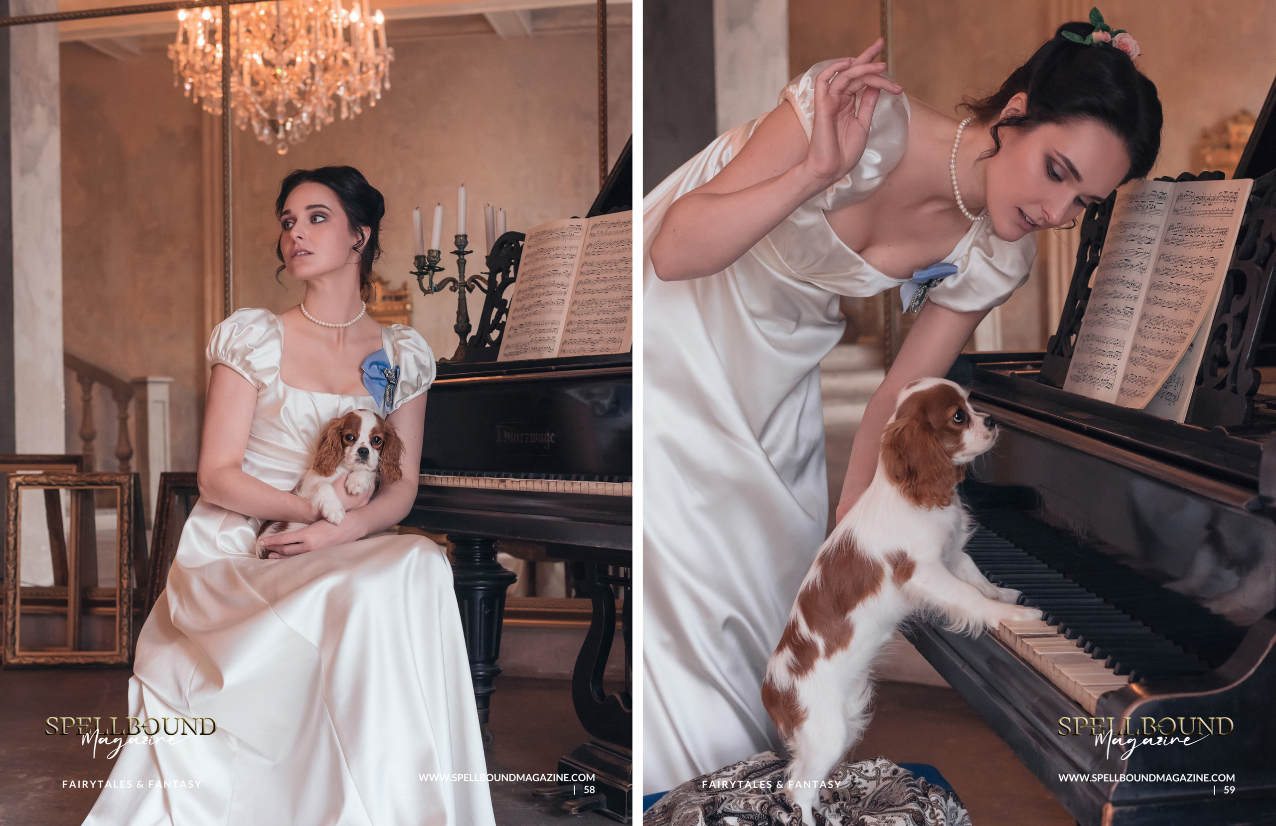 «A day in the life of a Lady» в Spellbound Magazine (февр.2022). Фотограф, ретушёр, графический дизайнер в Петербурге Адрианова Настя