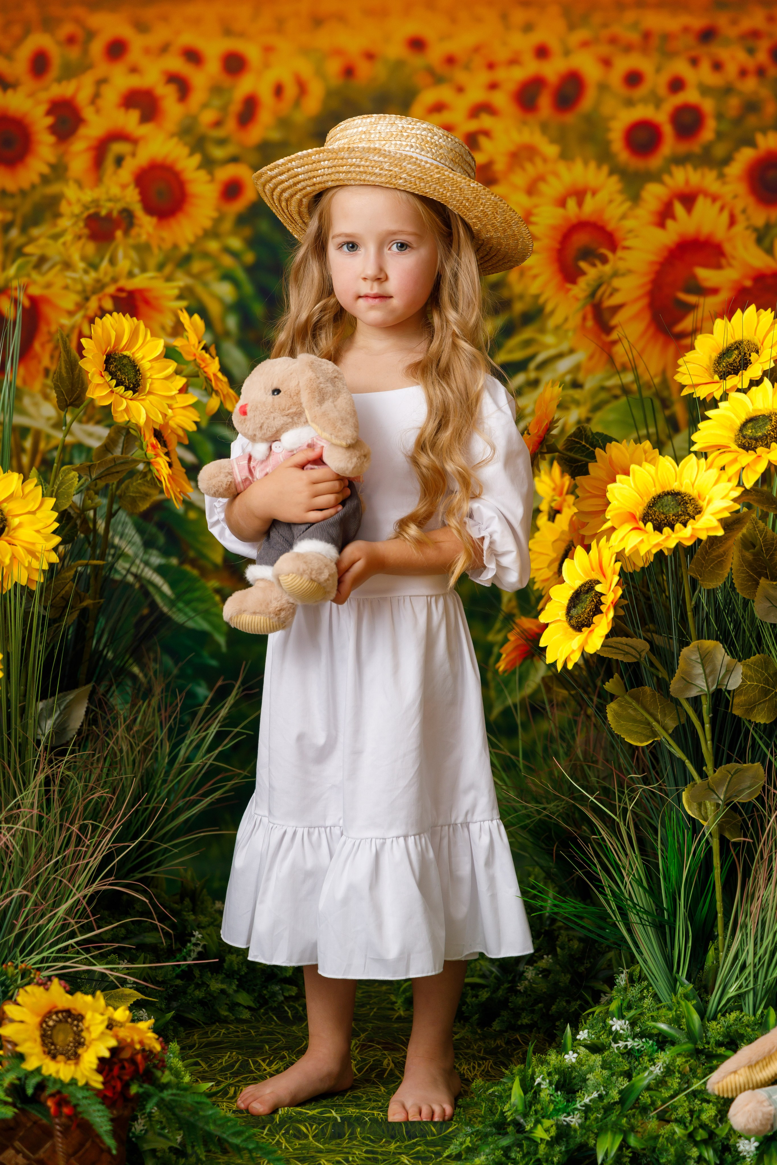 Подсолнухи. Детская фотостудия Москва