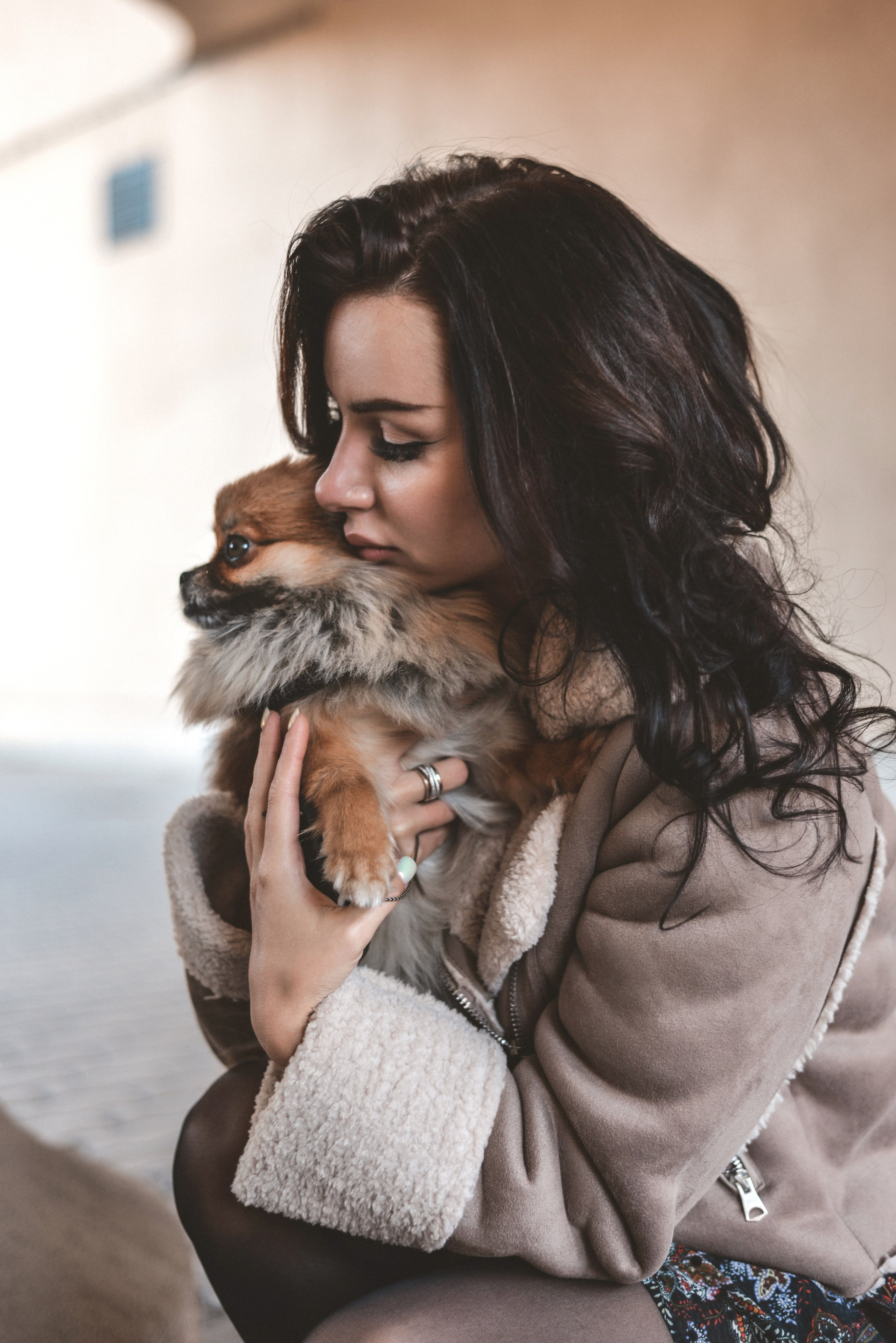Алина с Кнопкой прогулка. Семейный и свадебный фотограф Галина Абакумова, фотосессии в Белгороде