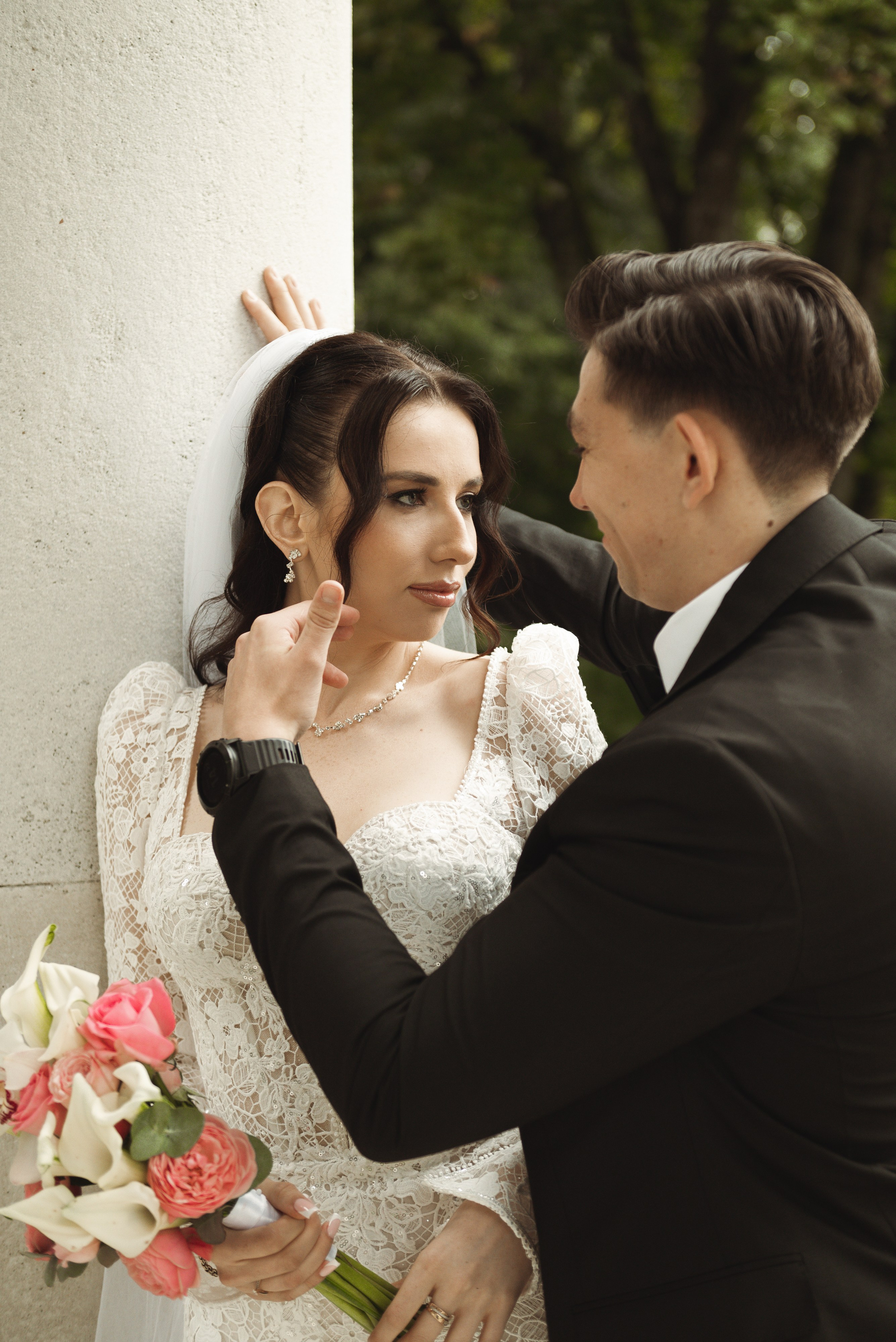 Свадебная фотосессия в Архангельском. Фотограф Москва Настя Профотовна. Репортажные, свадебные и контент фотосессии