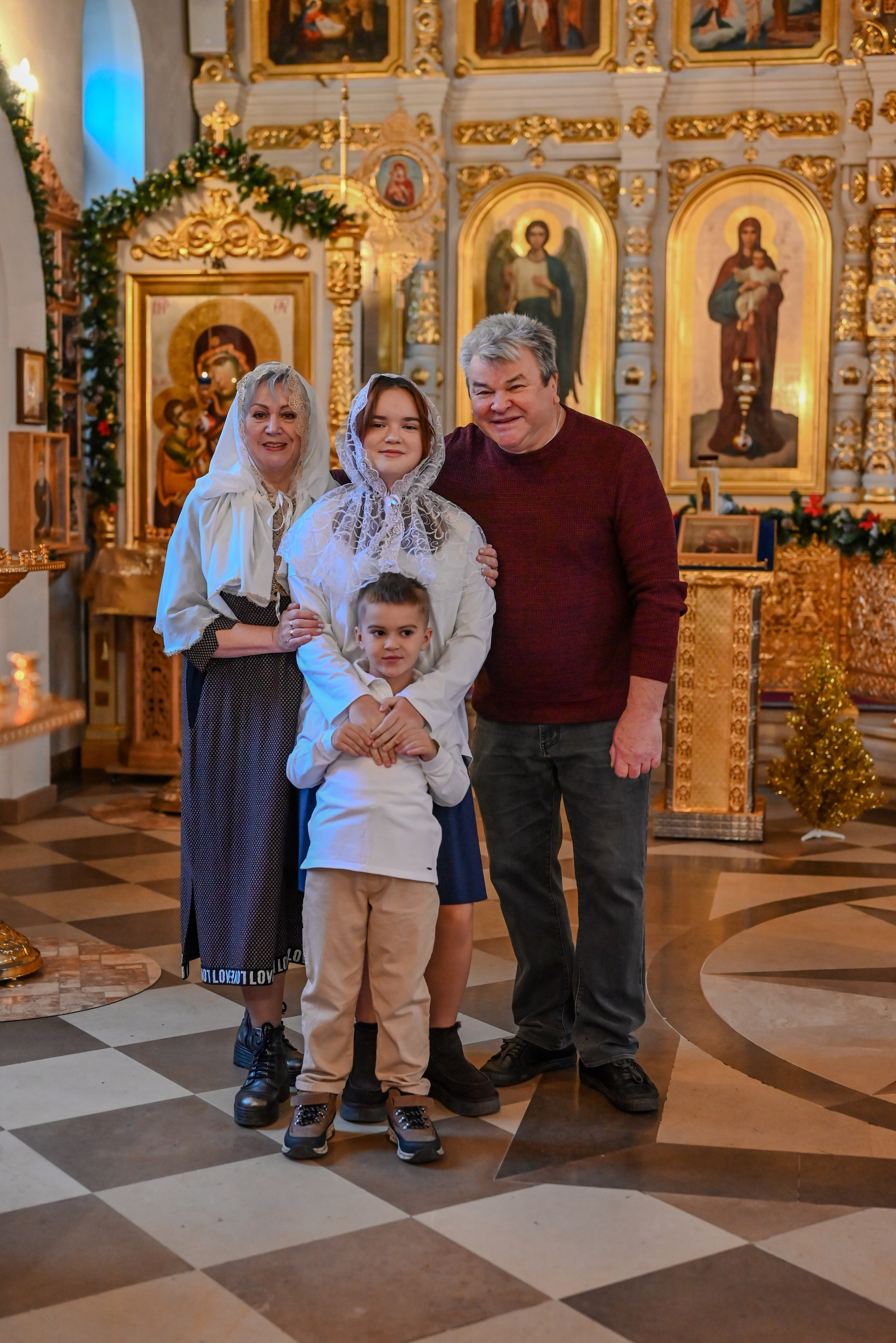 Крещение Совхоз Ленина. Семейный и детский фотограф Москва