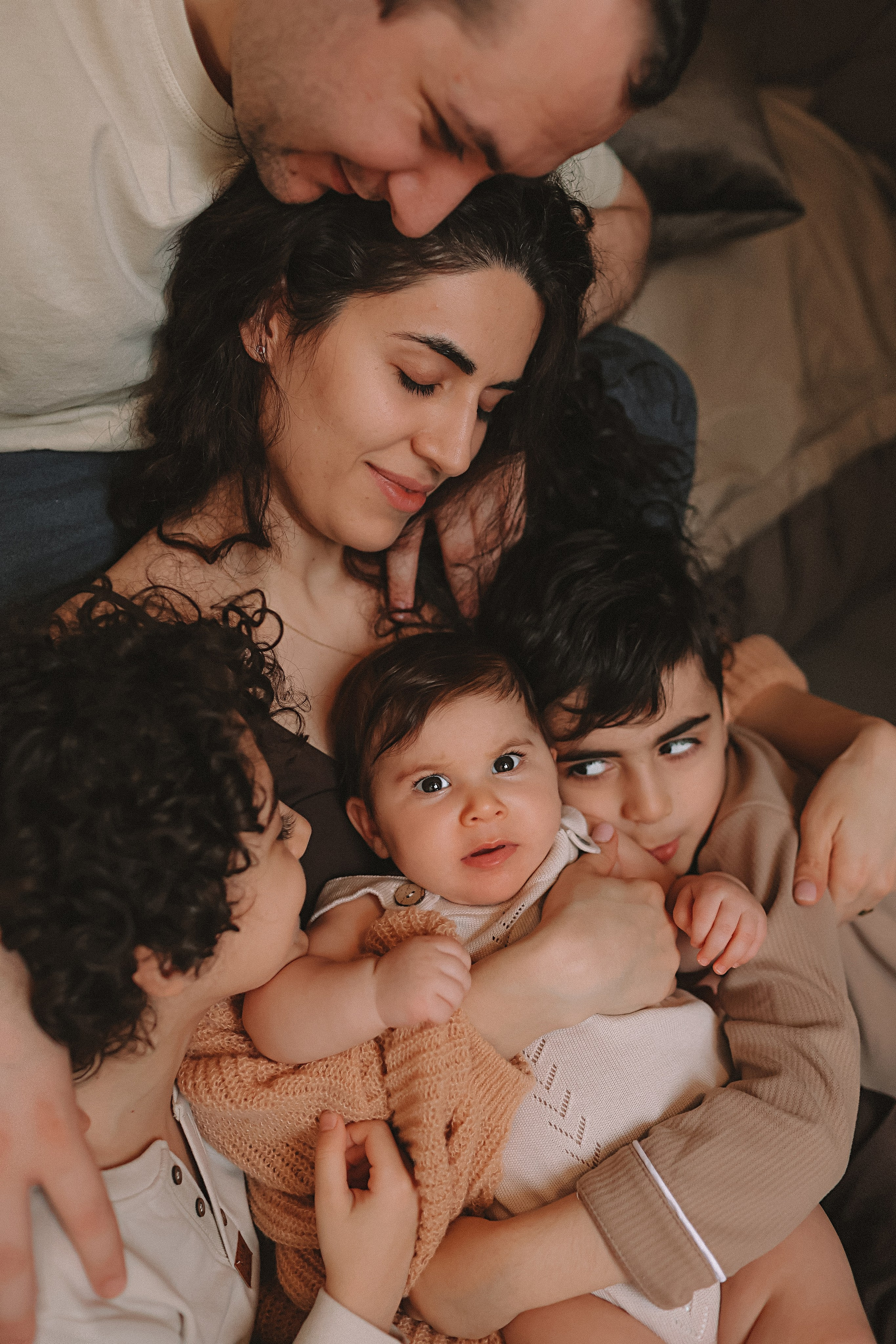 С малышкой. Семейный фотограф Тюмень, фотограф на роды Салмина Мария