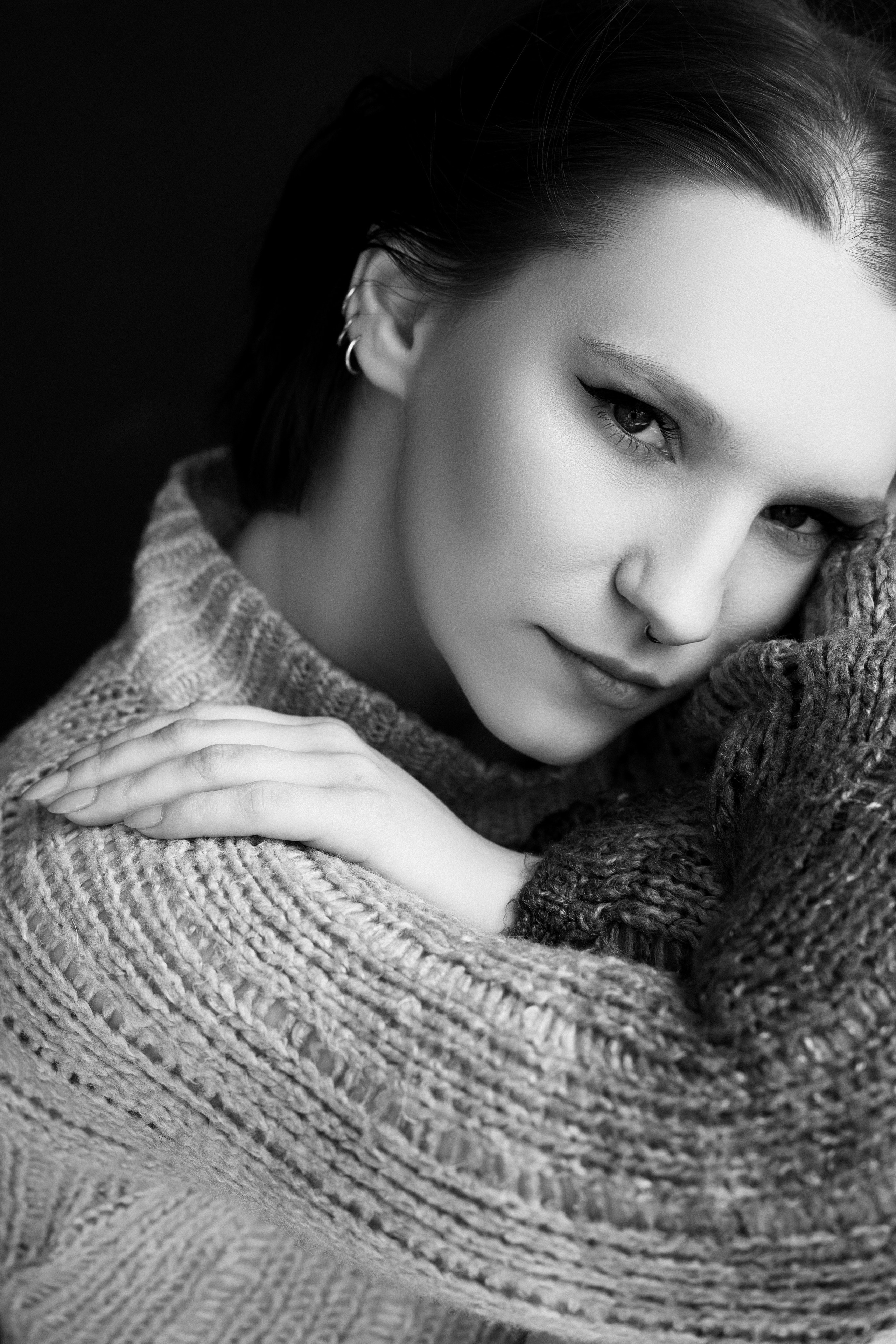 Женский портрет в студии. Фотограф Минск