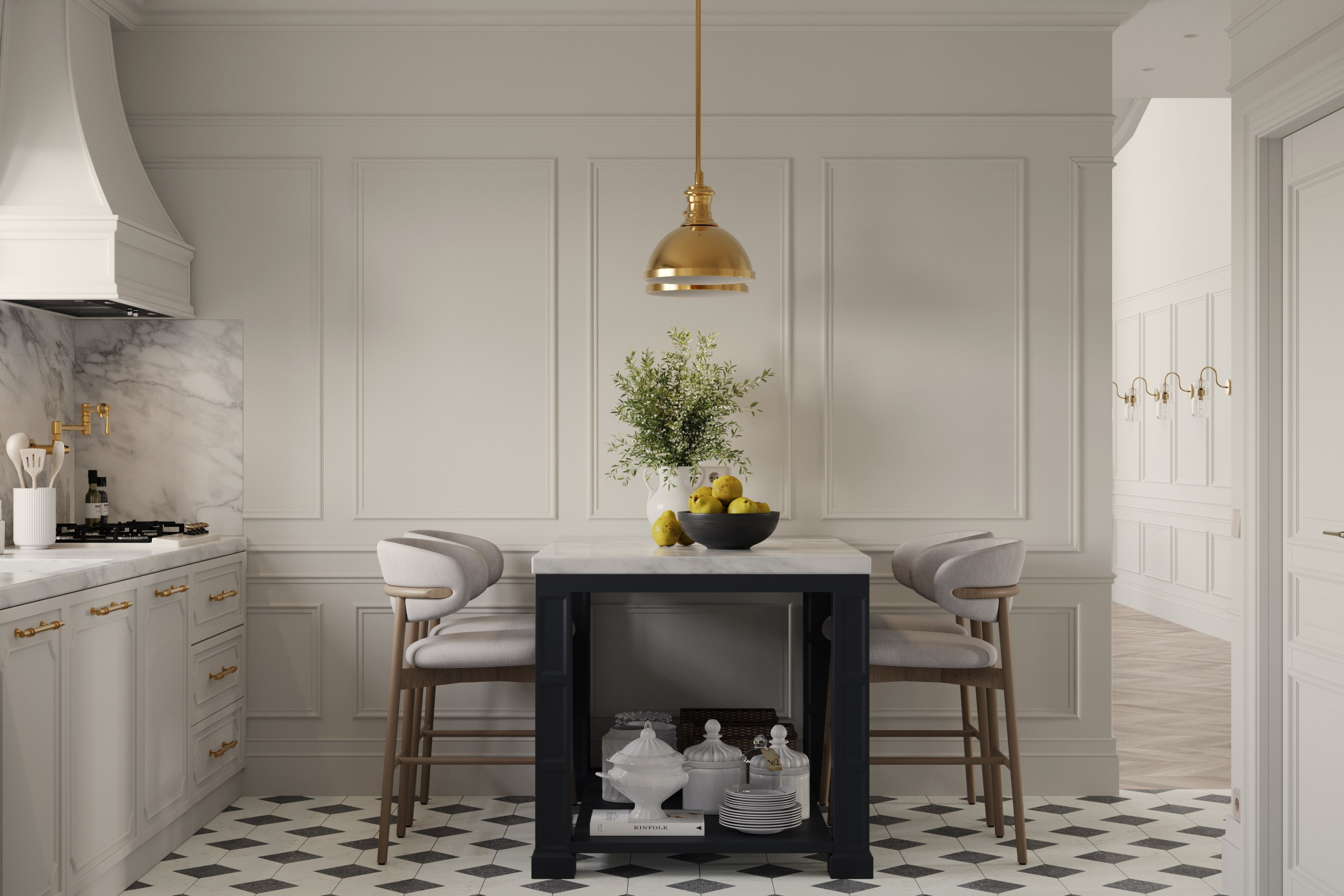 Дом 320 м² для большой семьи в Парижском стиле🤍