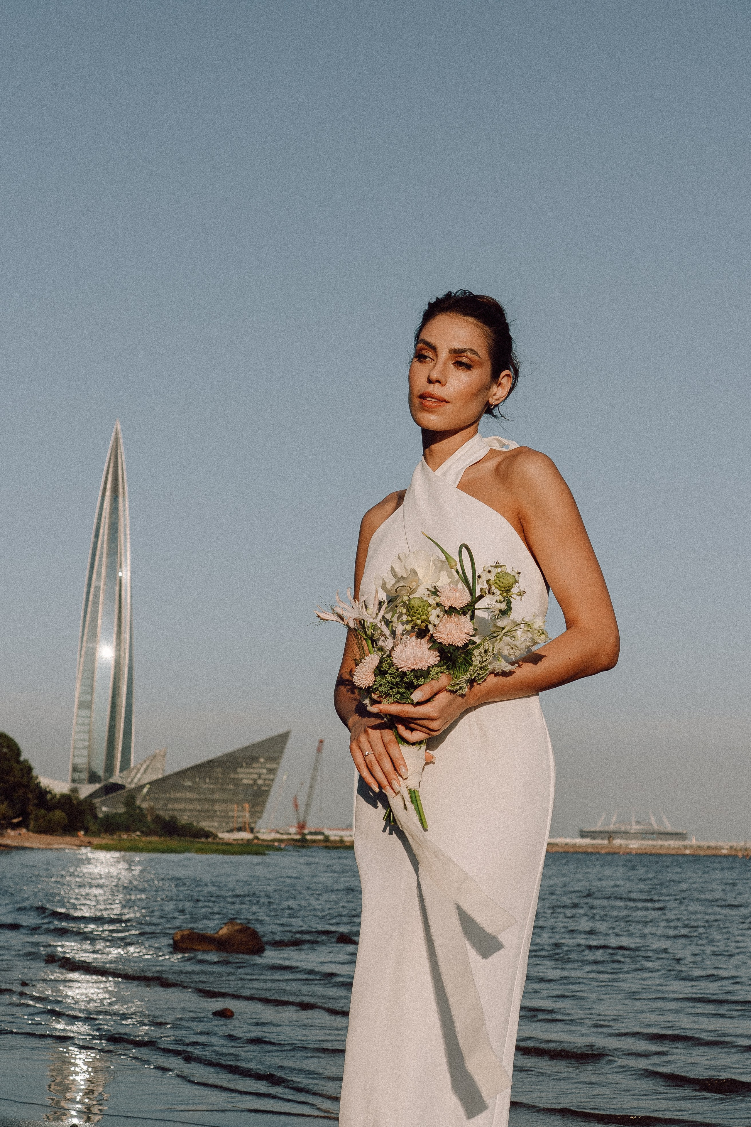 СВАДЕБНАЯ ФОТОСЕССИЯ ВЫЕЗДНОЙ ЦЕРЕМОНИИ (ФИНСКИЙ ЗАЛИВ). Профессиональный фотограф, Санкт-Петербург — Виктория Богомолова