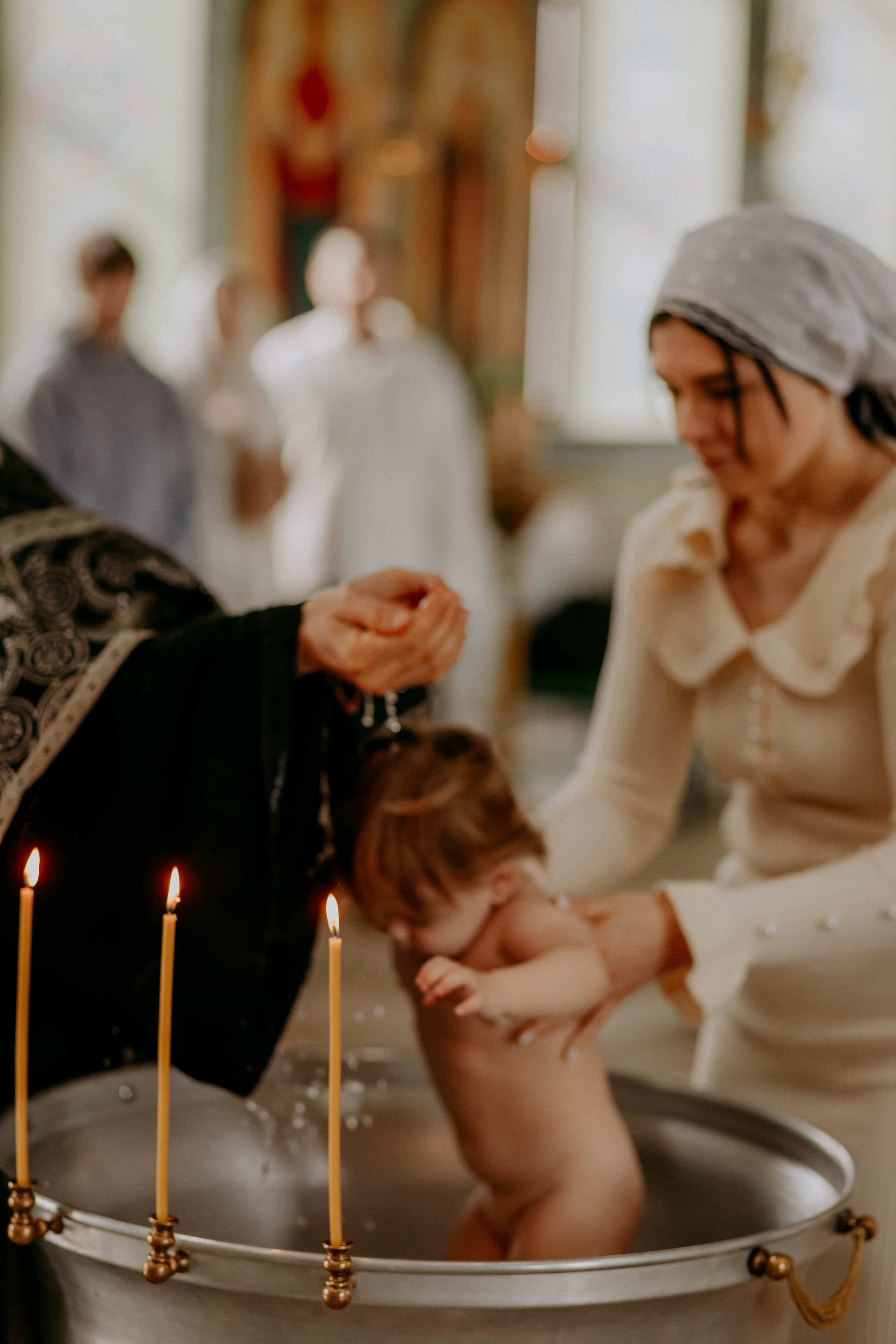 Крещение Василисы. Семейный фотограф в Волгодонске Краченцева Анна