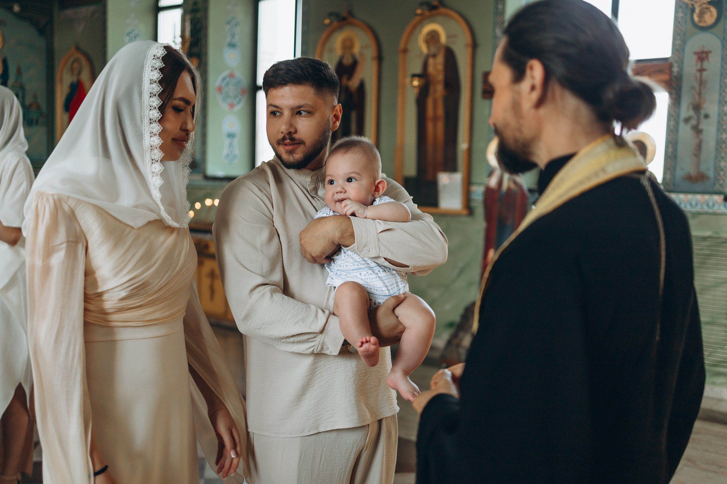 Крещение Родиона. Семейный фотограф в Волгодонске Краченцева Анна