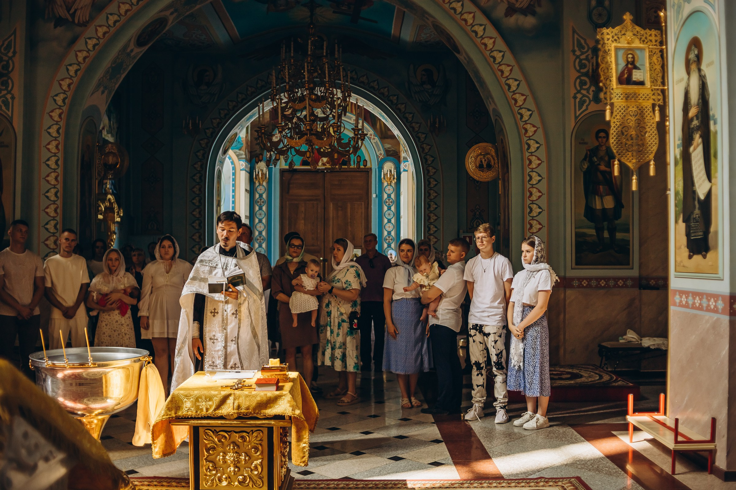 Крещение Надежды. Семейный фотограф в Волгодонске Краченцева Анна