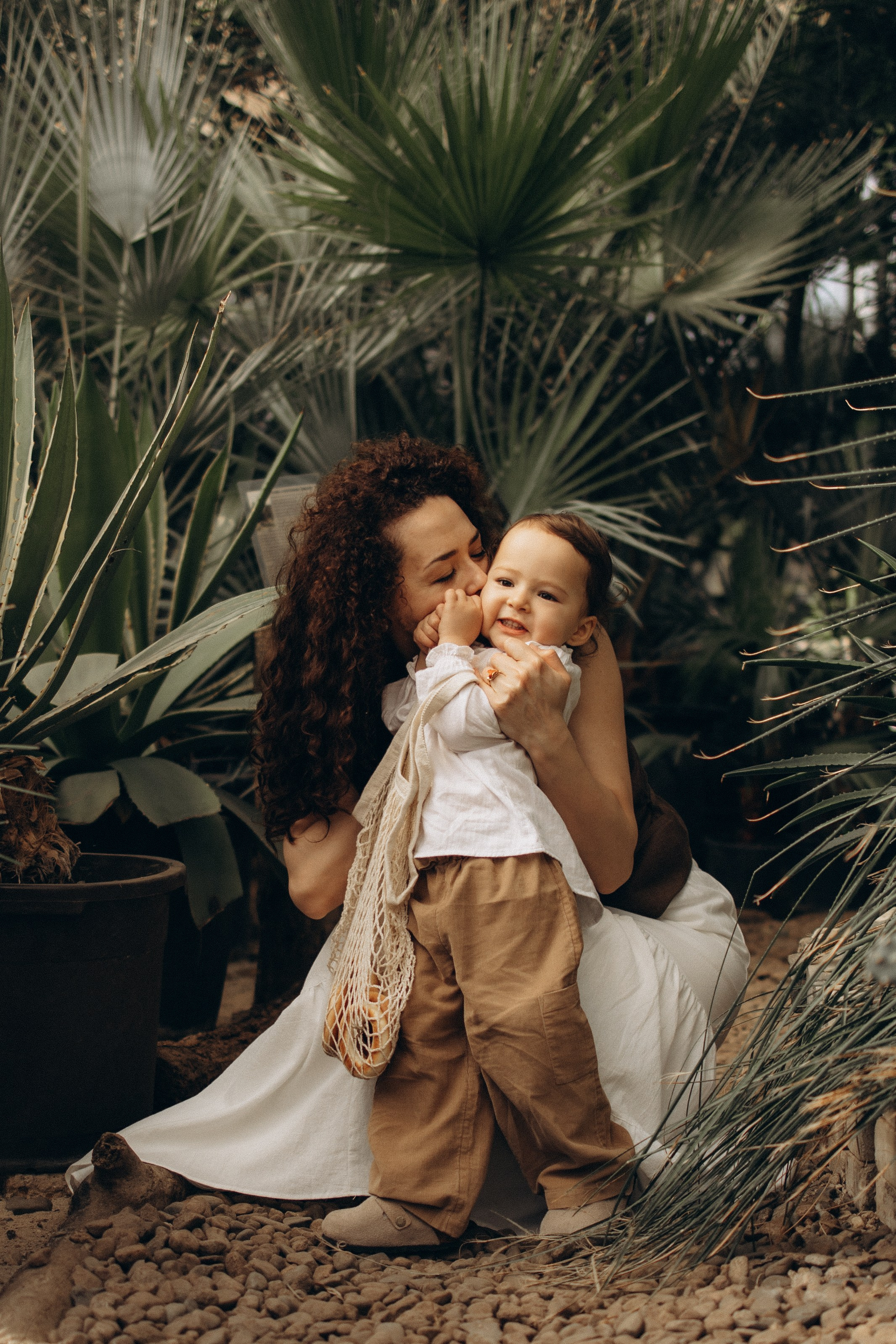 Прогулка по оранжерее. Семейный фотограф в Москве Ксения Аганина