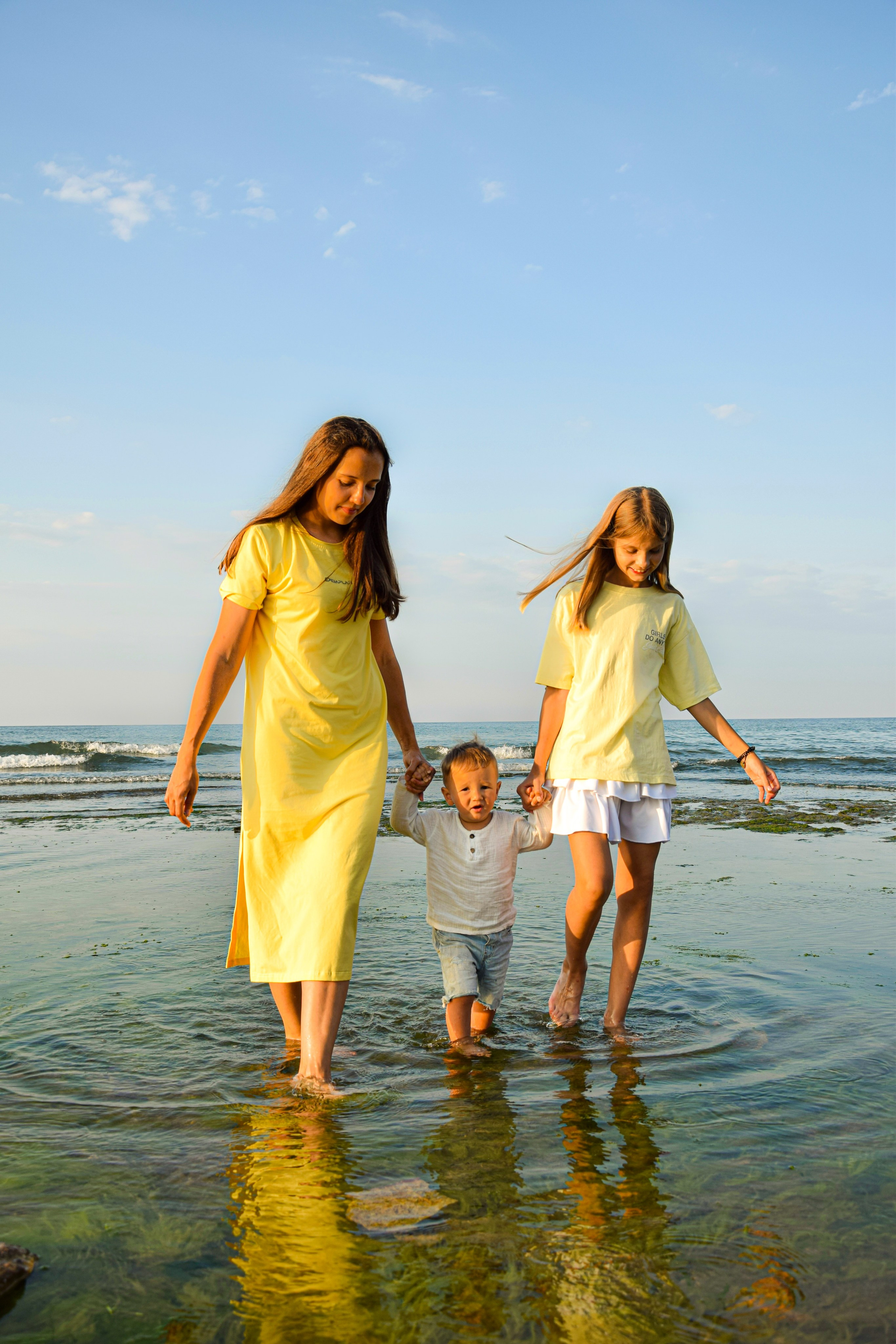 Семейная фотоссесия на берегу Каспийского моря. ASLAN — Индивидуальный фотограф из Питера