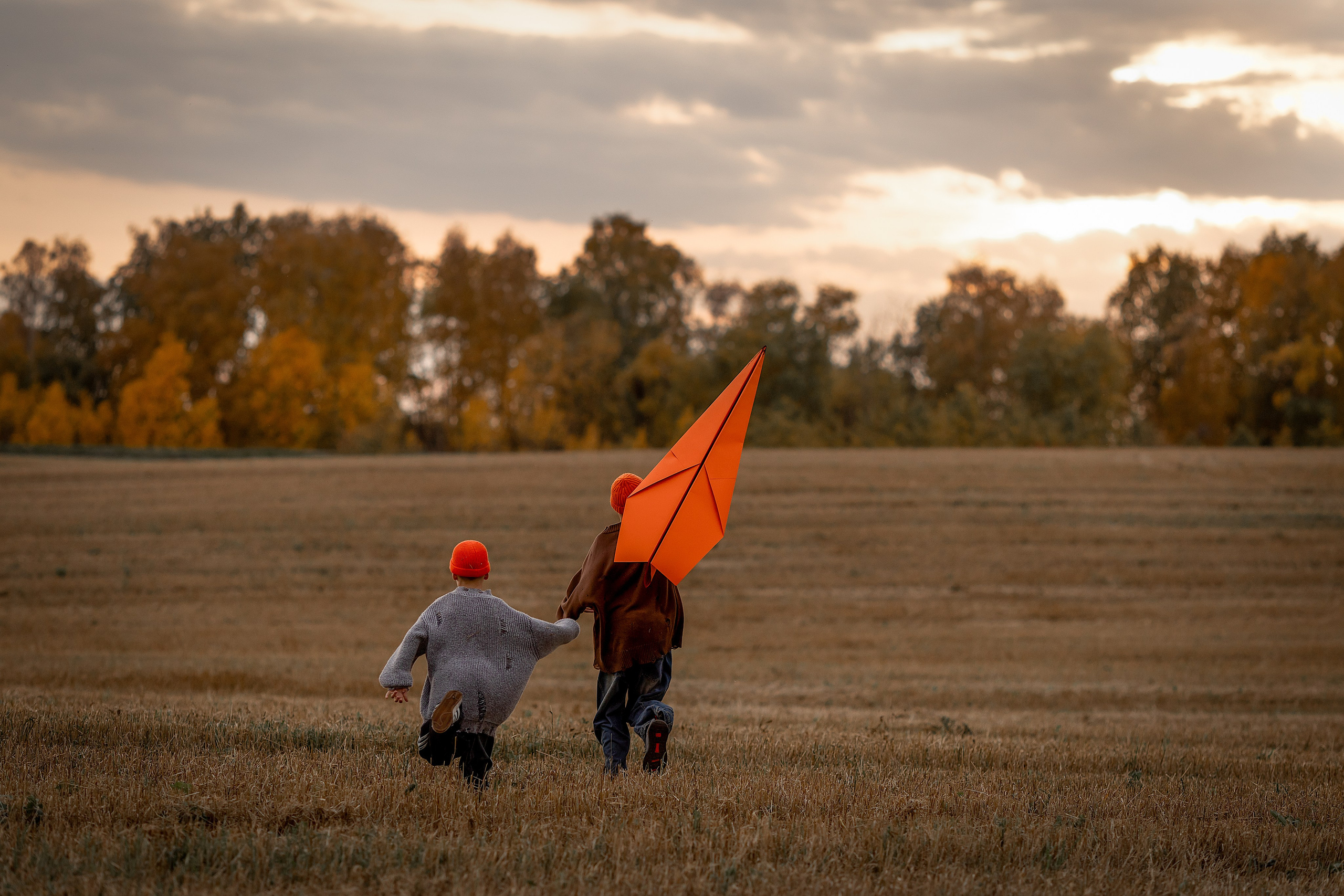 Оранжевое настроение. Детский и семейный фотограф в Красноярске Елена Коровкина