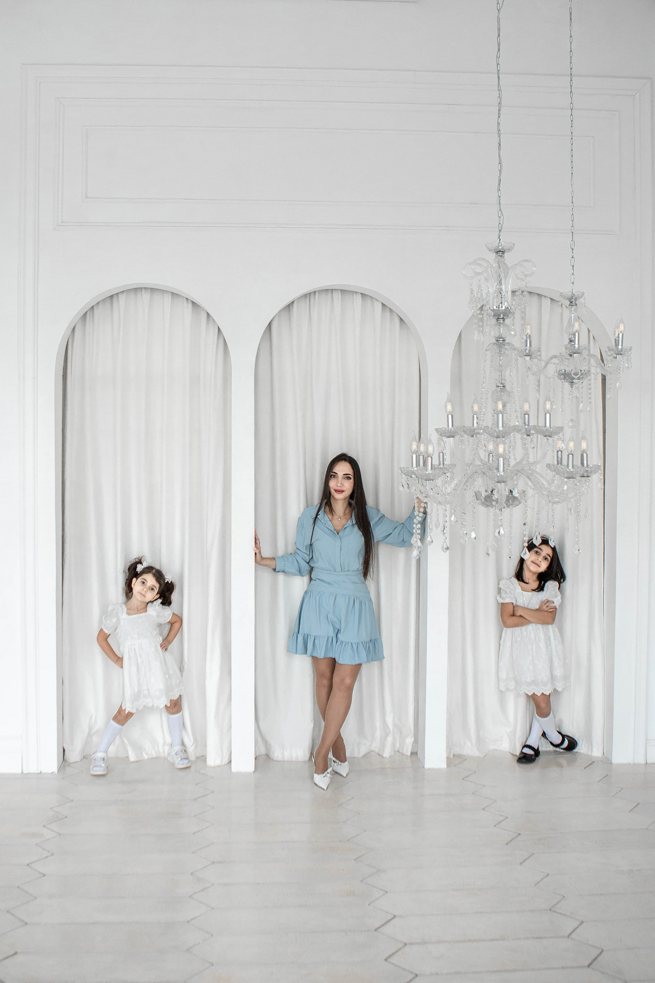 Мама и дочки. Фотограф Екатерина Голицына