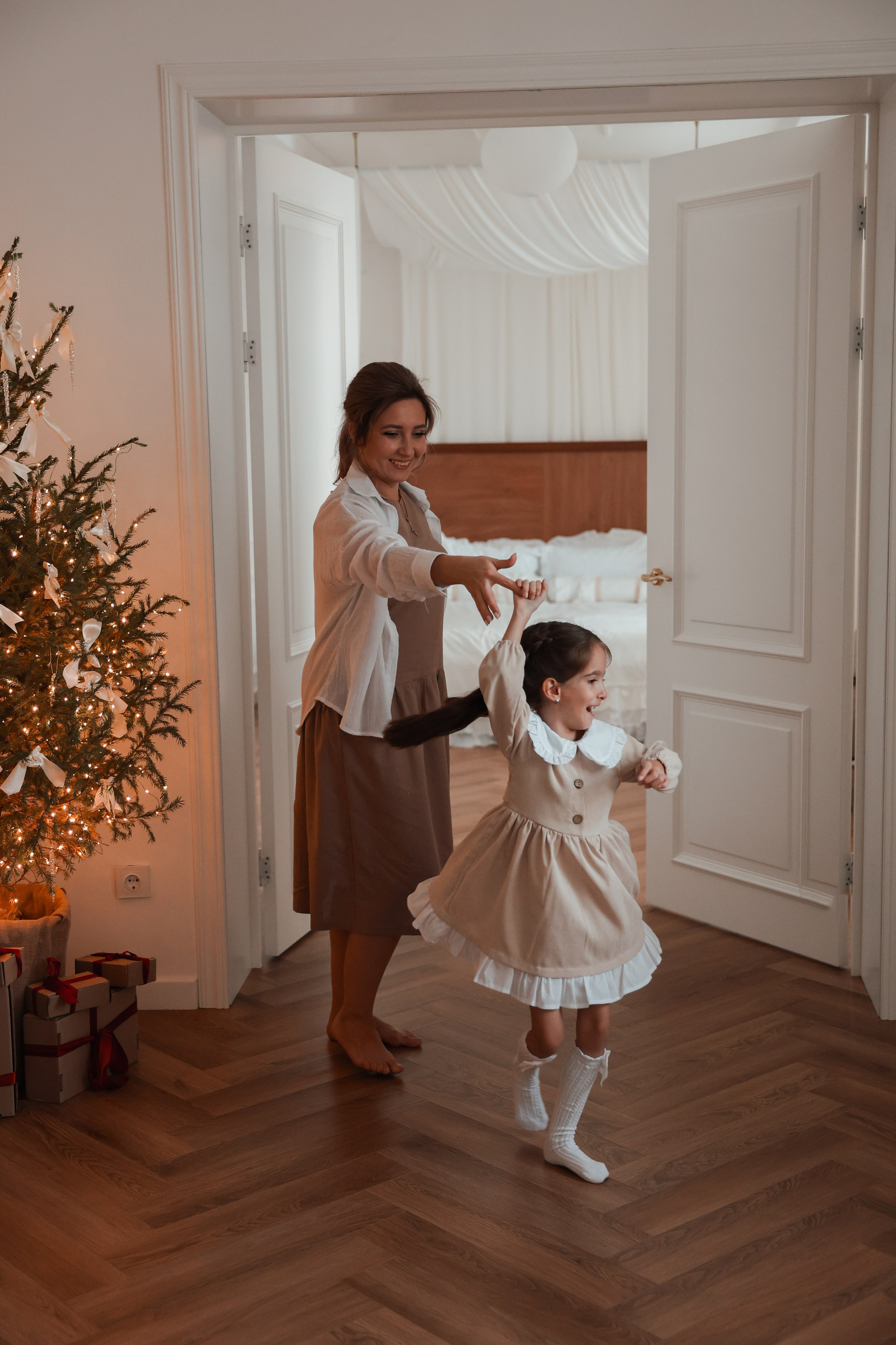 Рождественская история. Яна и Ева. Ваш семейный newborn и lifestyle фотограф в СПБ Наталья Журавлева