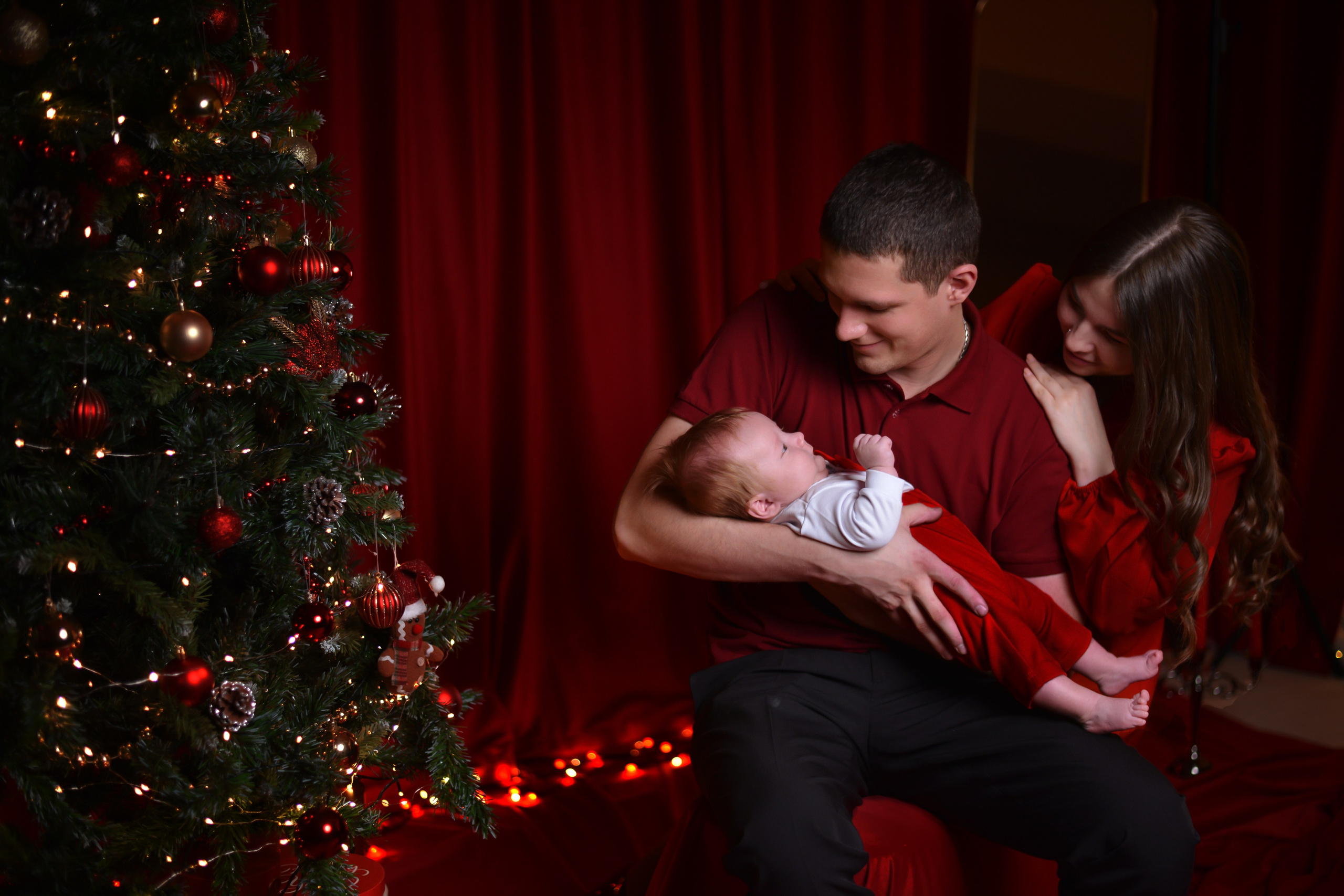 Мишенька с родителями. Фотограф в Новомичуринске Наталья Малиновская