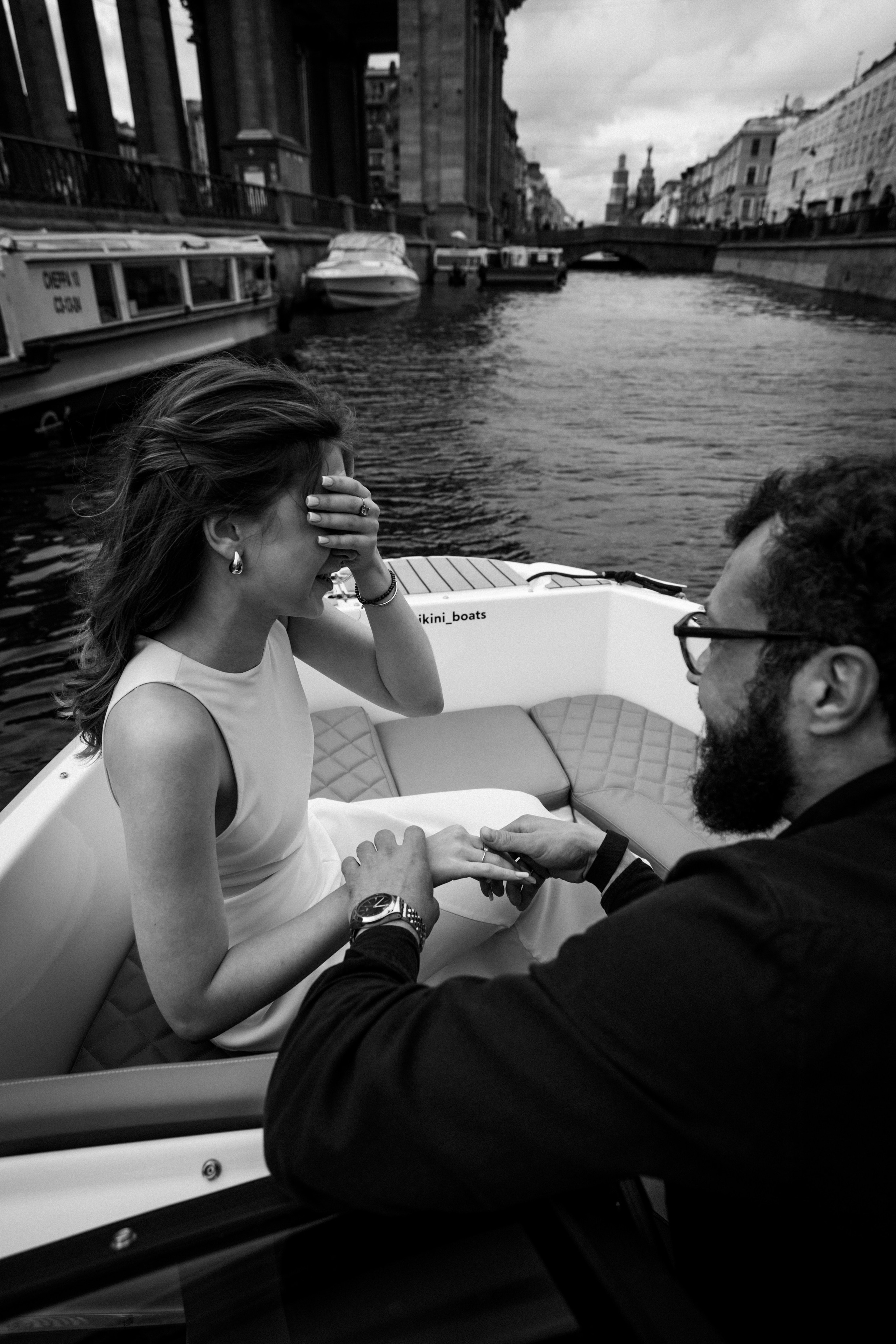 Предложение на корабле. Фотограф в Санкт-Петербурге