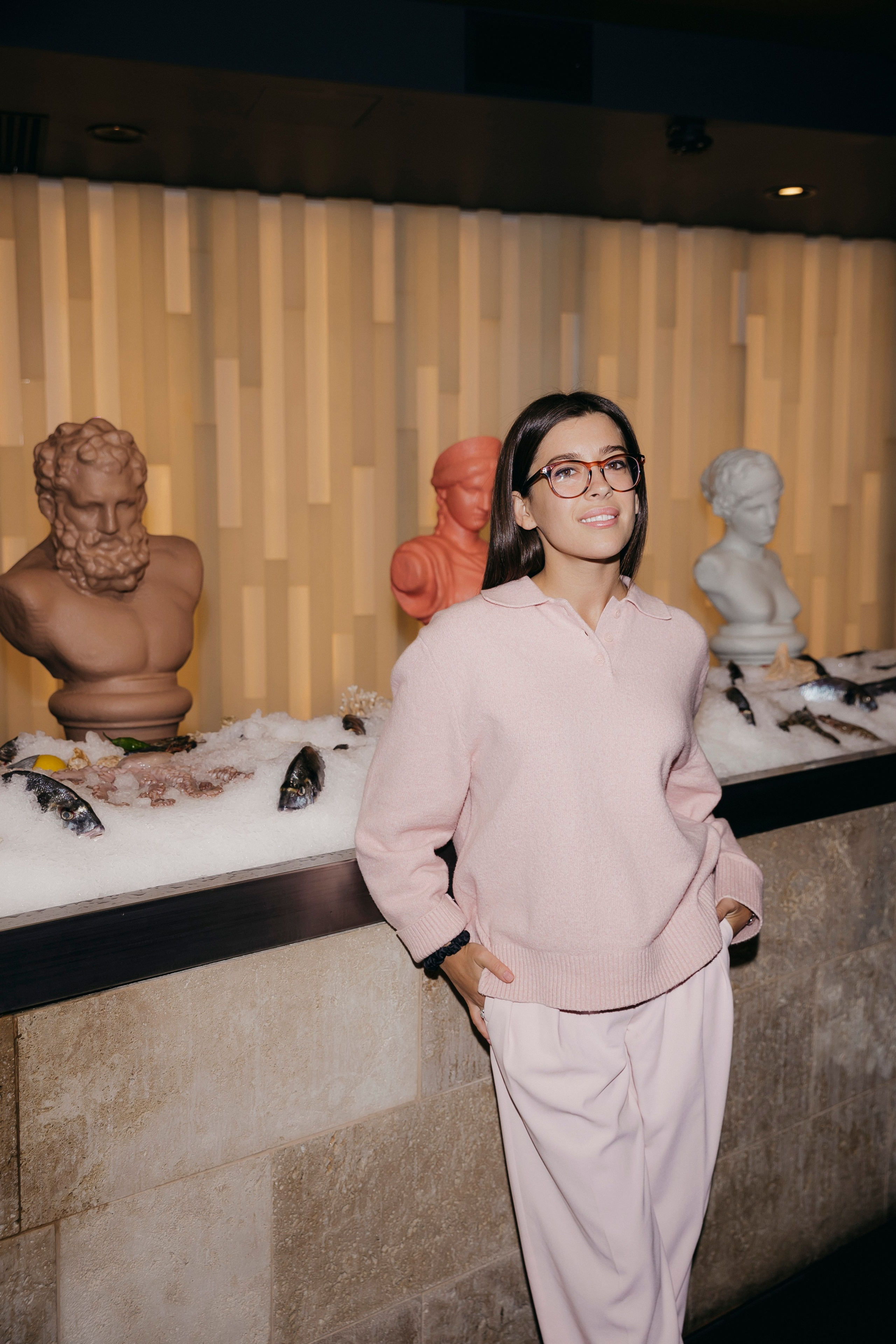 Алена Бердова на дне рождения ресторана «Пифагор»