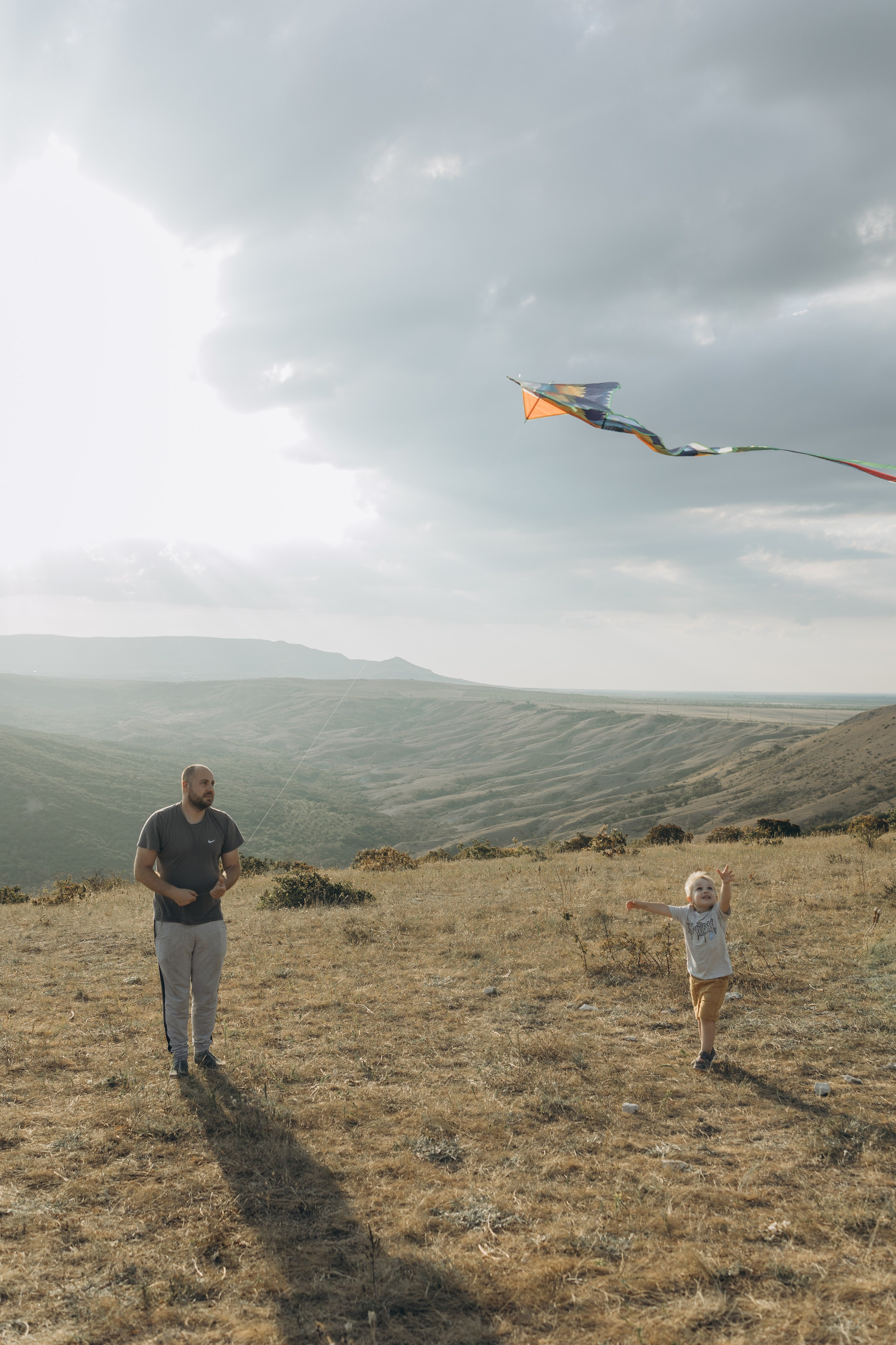 Воздушный змей. Семейный фотограф в Москве Виктория Ястребинская