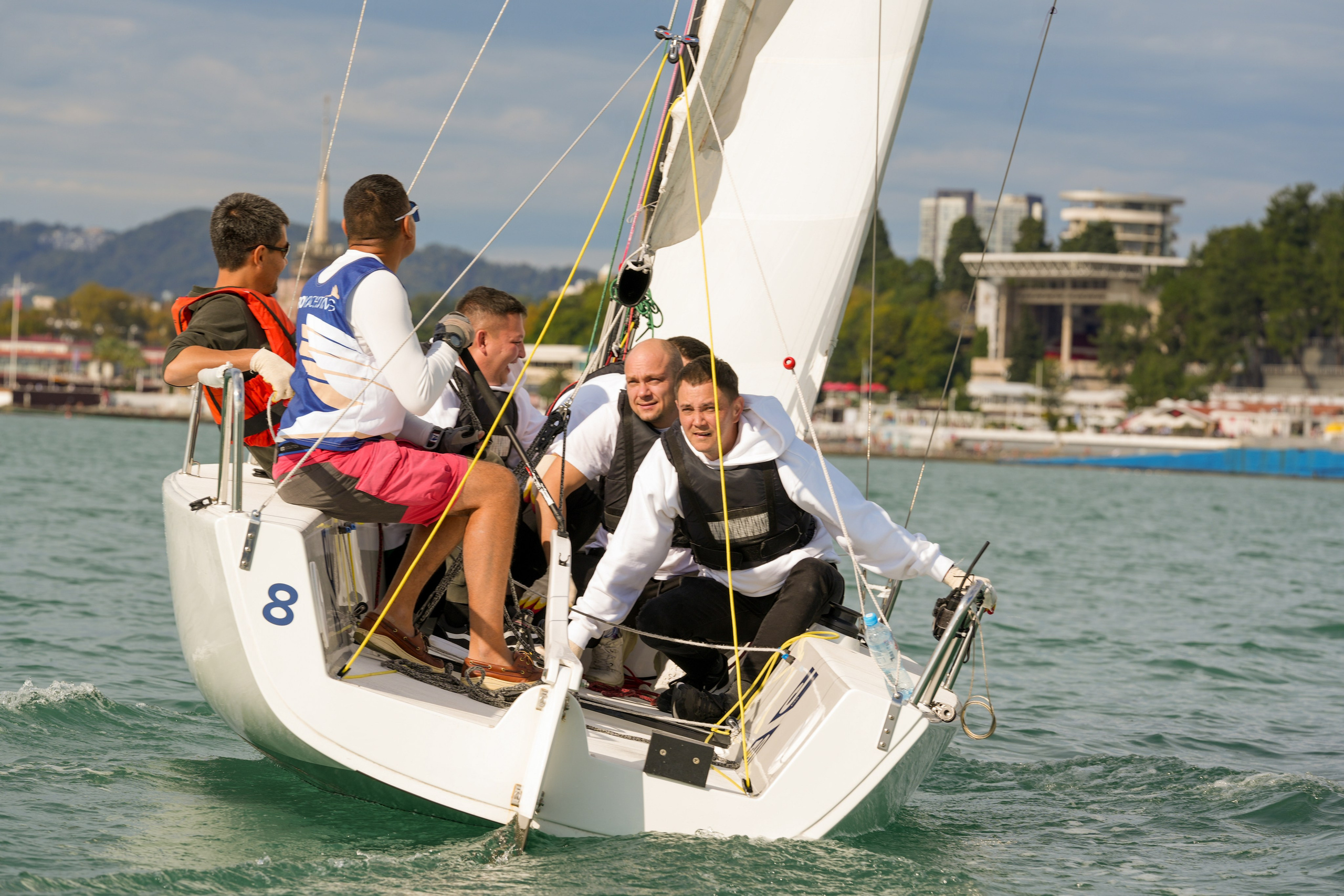 Яхтенная регата для компании Агрегатка. Репортажный фотограф в Красной Поляне и Сочи Павлюченко Екатерина