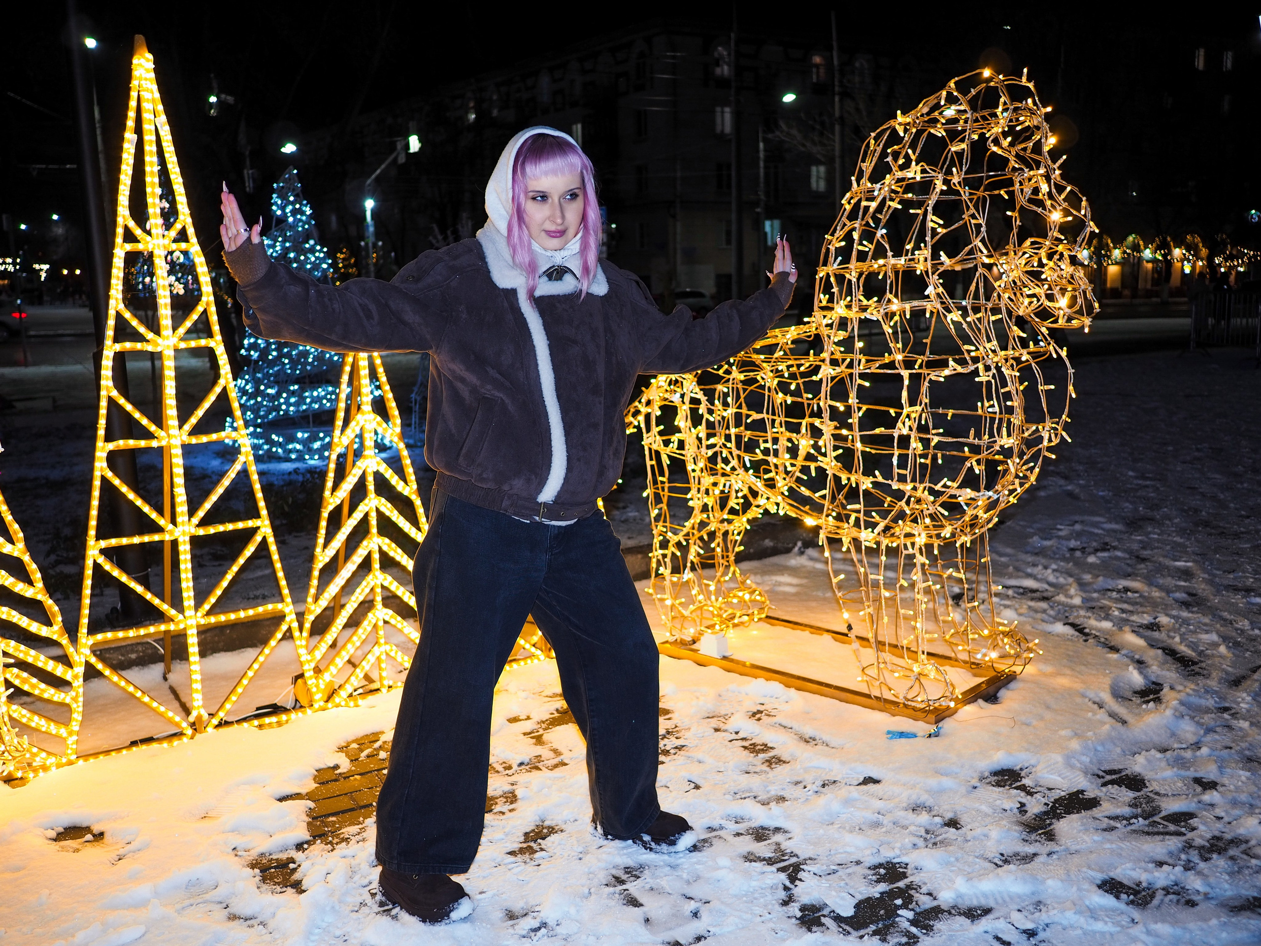 Ночная илюминация. Профессиональная фотография от VladEstaf_StyloQArt: портреты, репортажи, семья