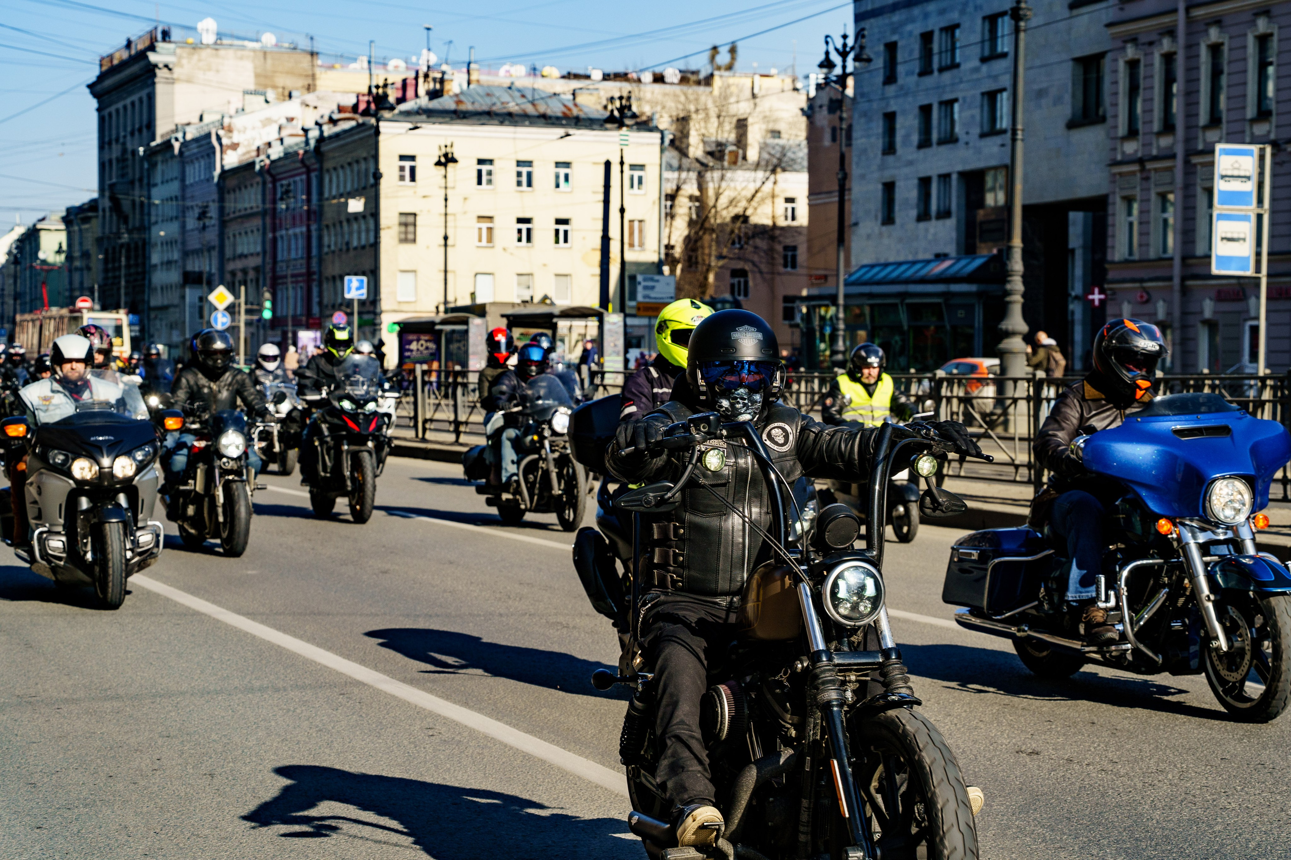 Прохват мотоклуба Norman Riders ч.1. Концертный и репортажный фотограф в Санкт-Петербурге Слава Пахомов