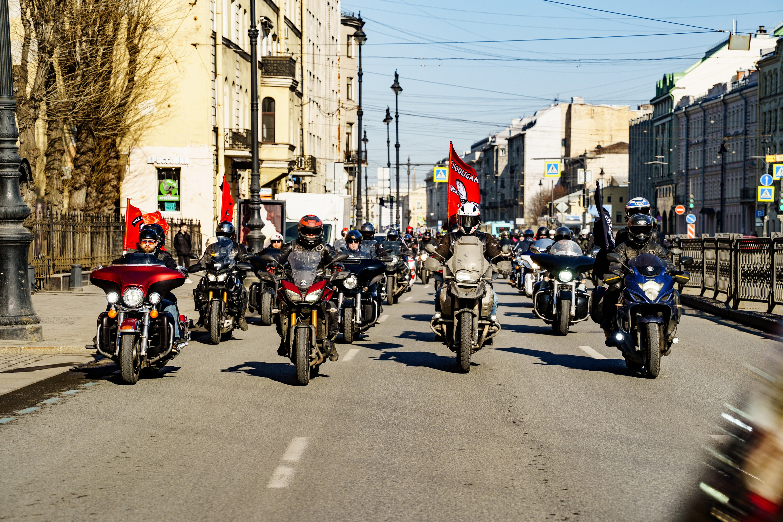 Прохват мотоклуба Norman Riders ч.1. Концертный и репортажный фотограф в Санкт-Петербурге Слава Пахомов