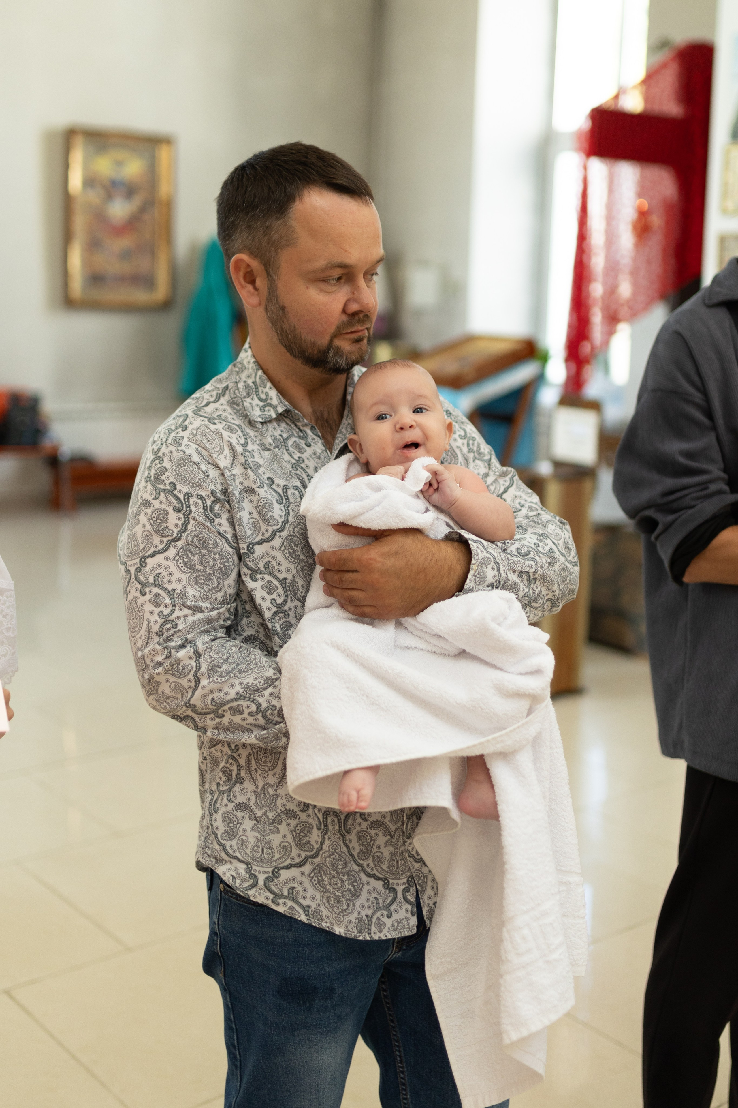 Крещение Артёма (все фото с таинсвта крещения). Фотограф новорожденных. Детский и семейный фотограф Марьяна Юдина