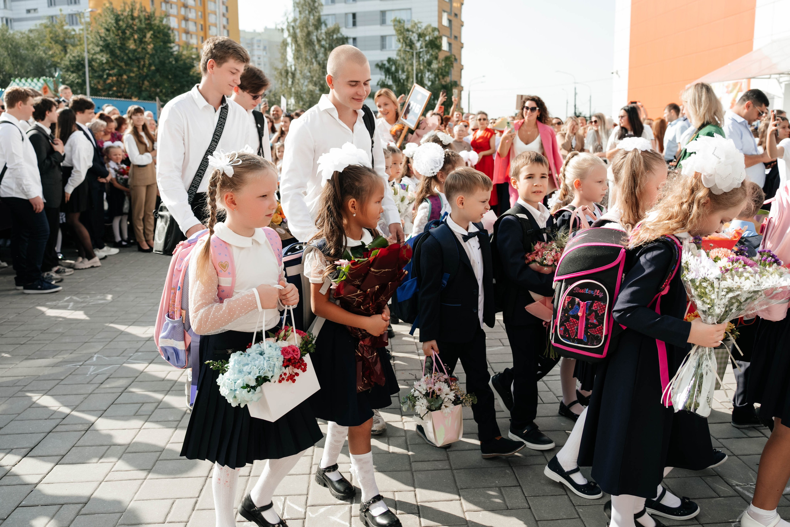 1 сентября, 1-й класс. Свадебный фотограф Москва Александра Аверкова