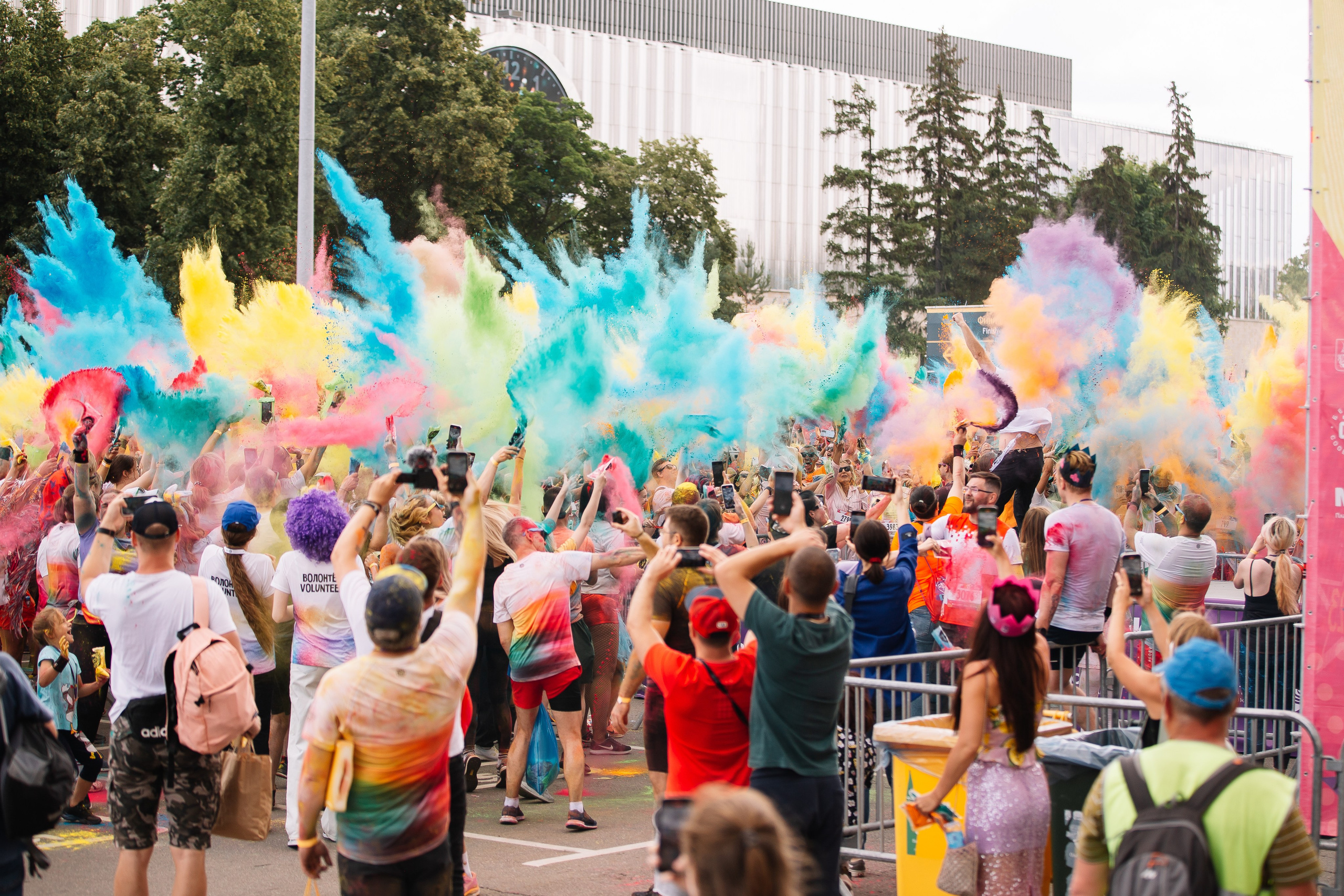 Красочный забег. Свадебный Семейный Репортажный фотограф в Москве