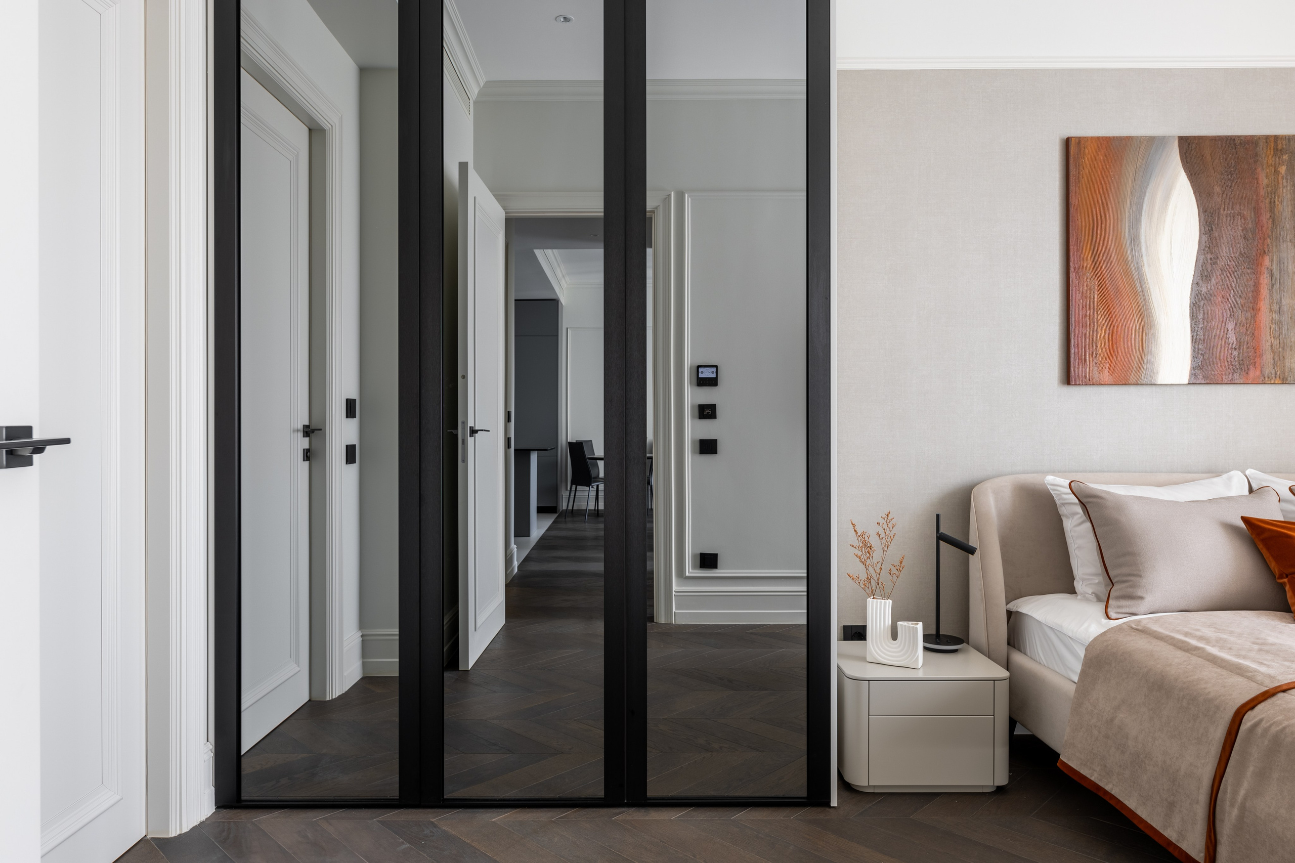 Дизайнерские апартаменты в ЖК «Поклонная 9». Veselinskiy| Интерьерный фотограф | Москва